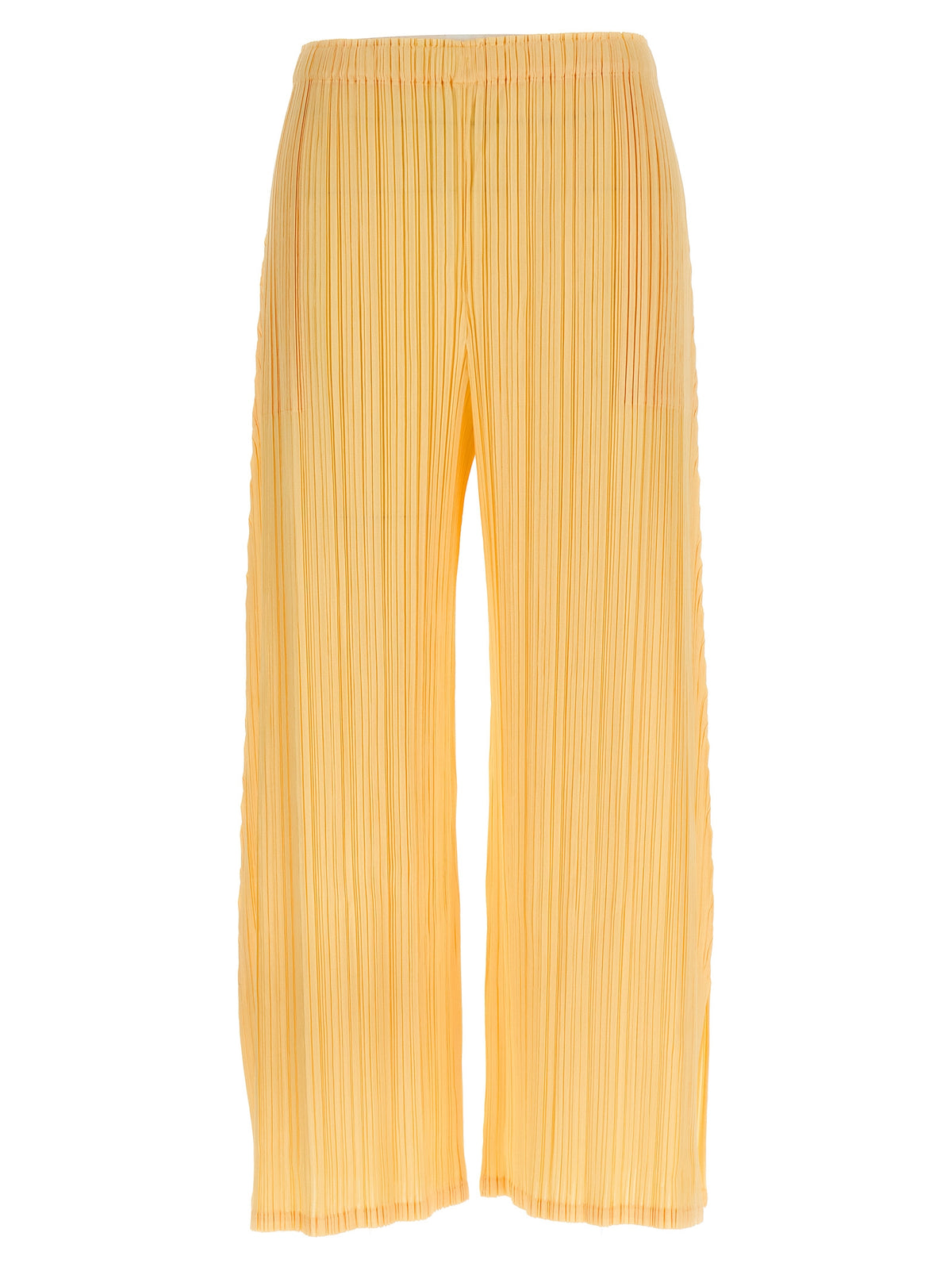 PLEATS PLEASE ISSEY MIYAKE Zweifarbige Polyester-Freizeithose