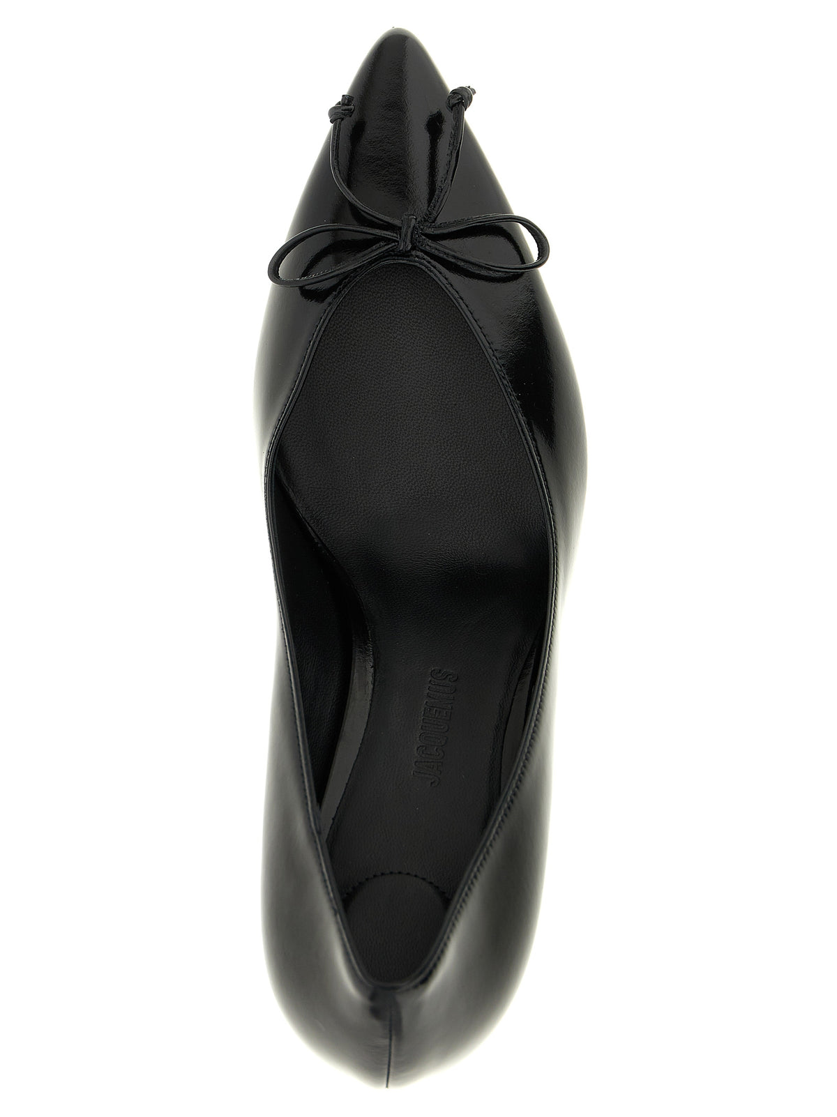 Jacquemus Schwarze Leder-Pumps mit hohem Absatz