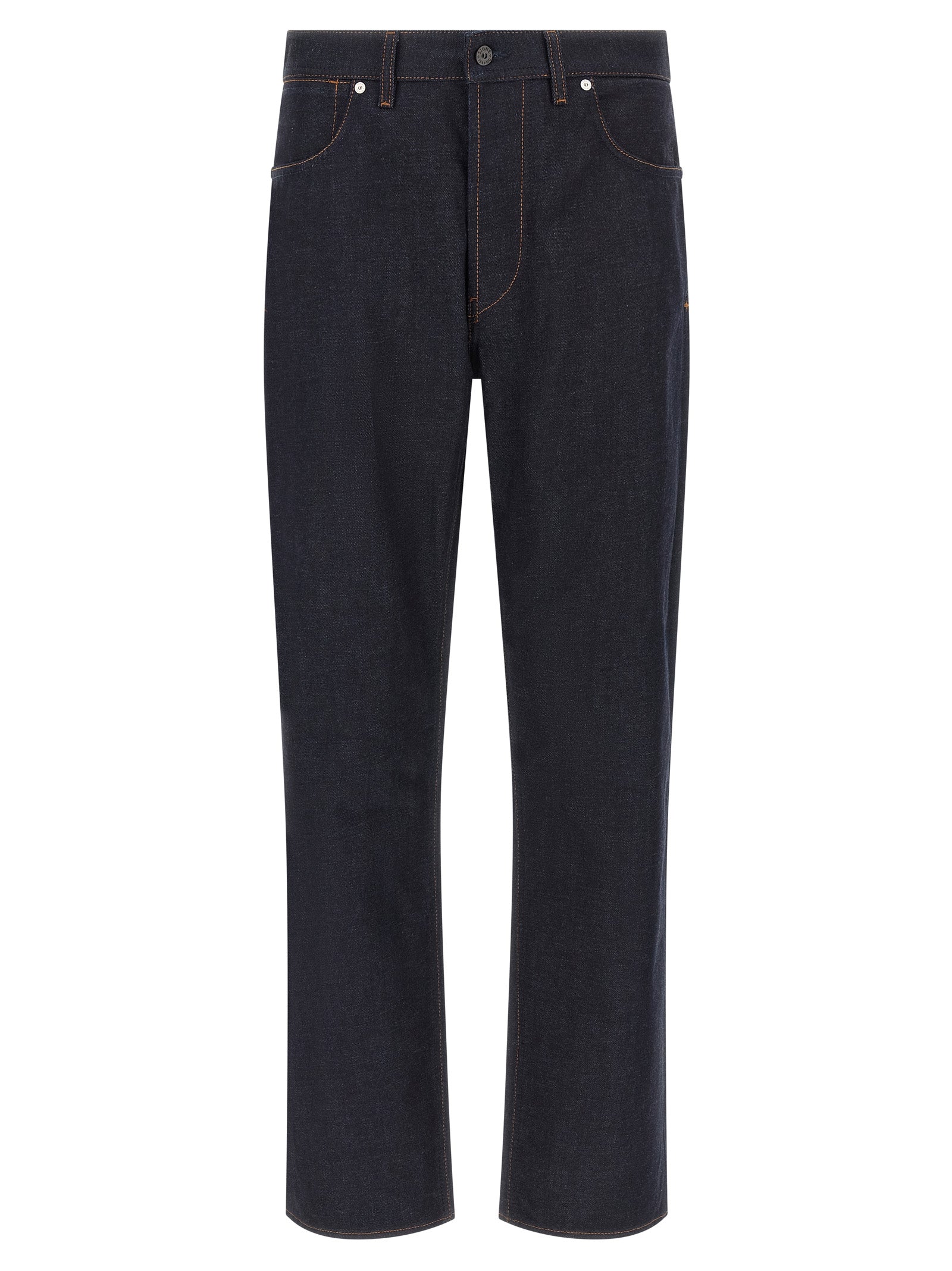 Stone Island Blaue Jeans aus Baumwolle im geraden Schnitt