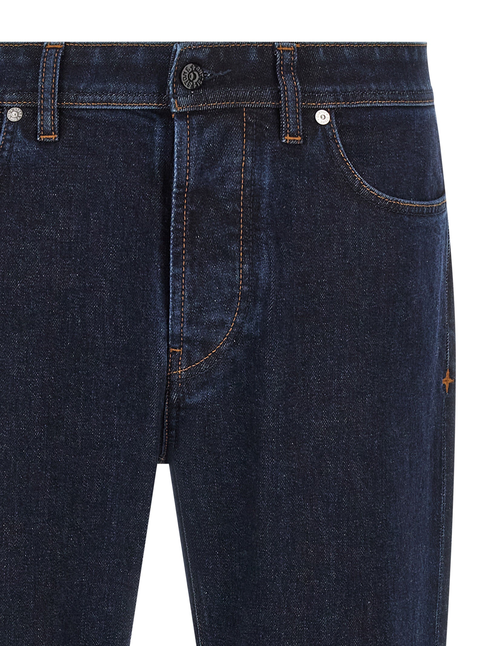 Stone Island Blaue Jeans aus Baumwolle im geraden Schnitt