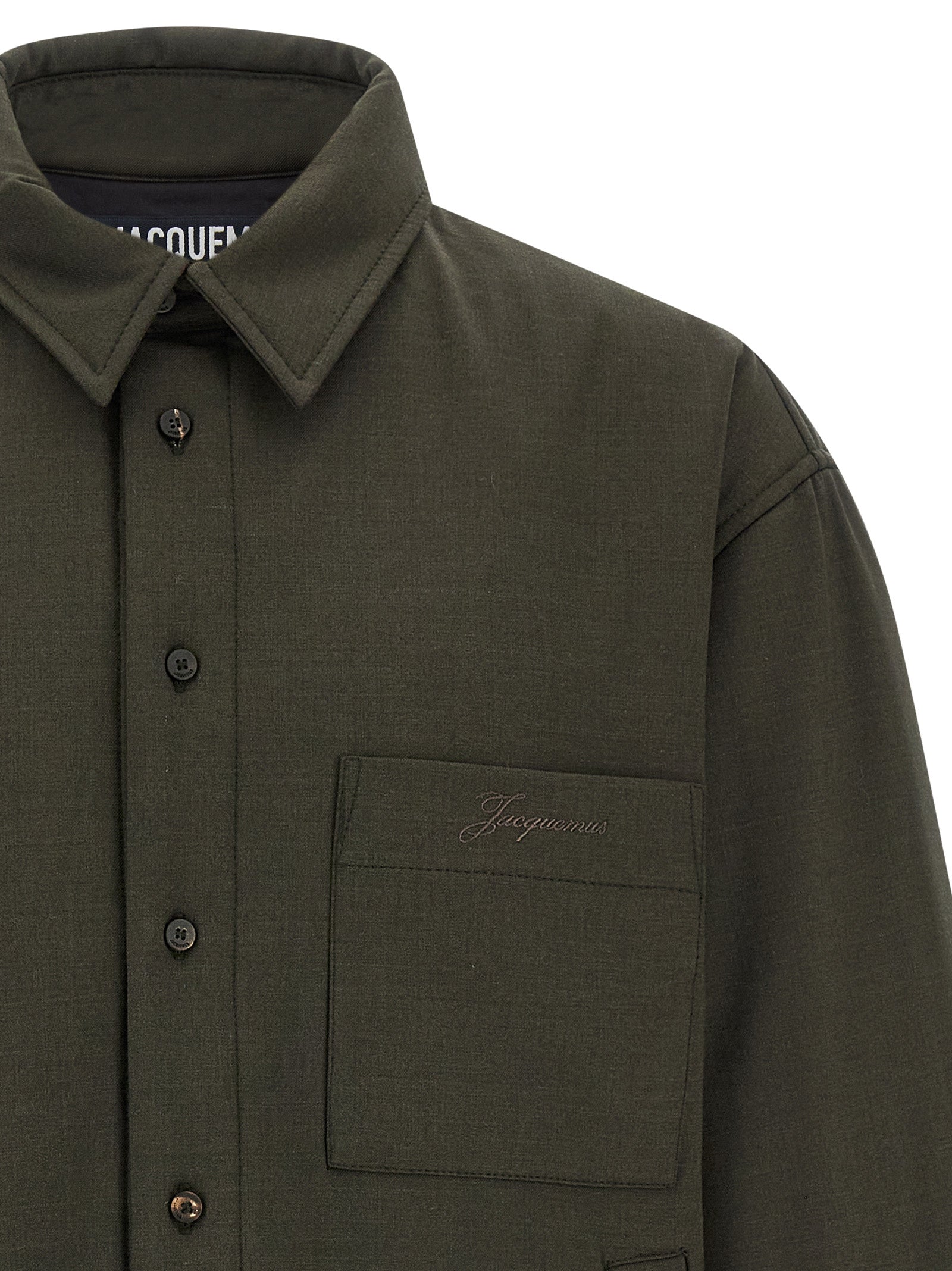 Jacquemus Zweifarbige Jacke aus reiner Schurwolle