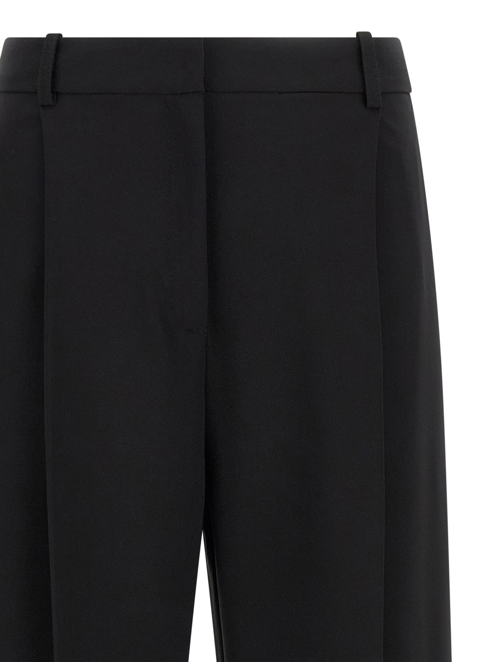 Elisabetta Franchi Schwarze Freizeithose aus Polyester