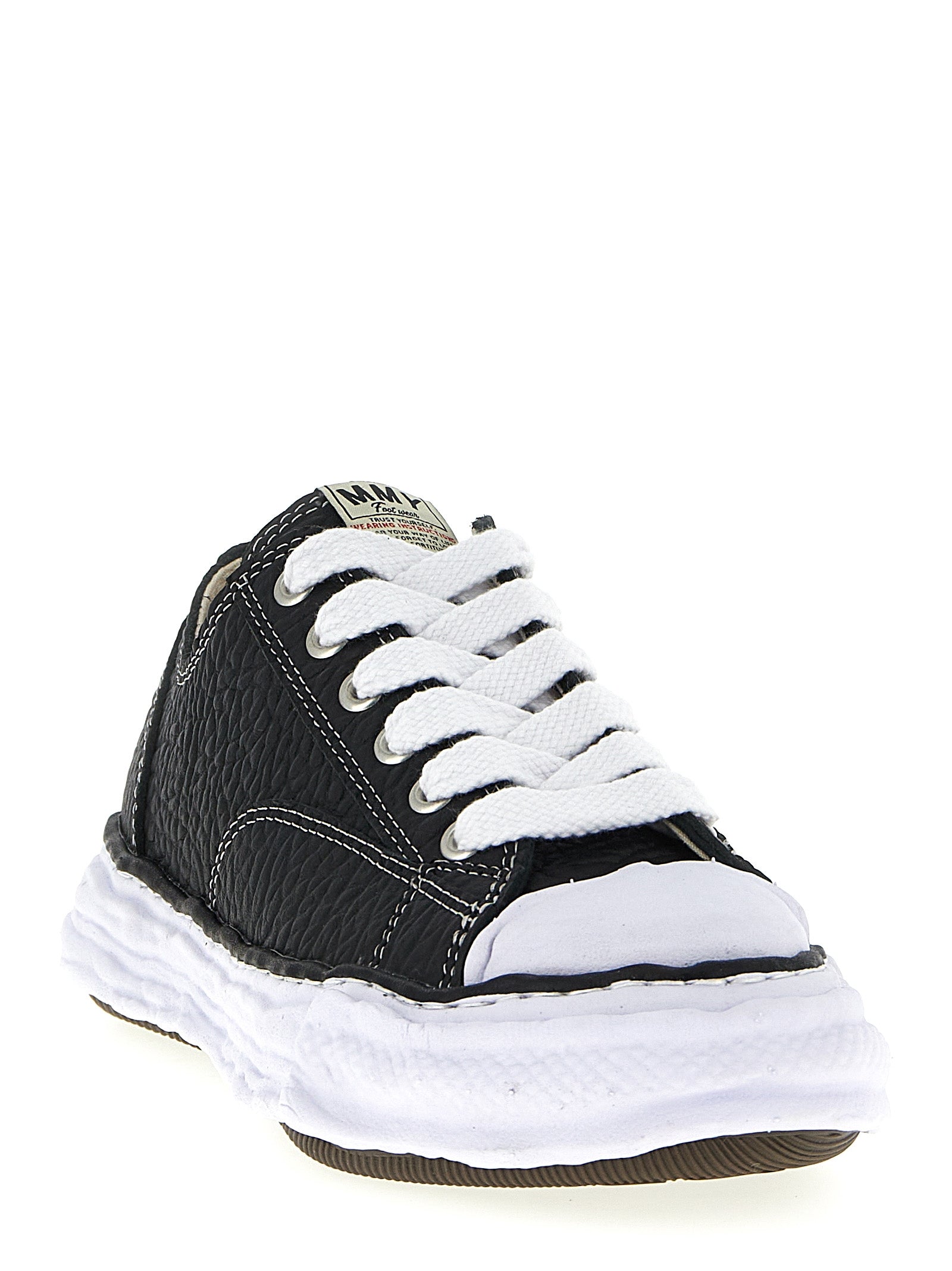 Maison Mihara Yasuhiro Zweifarbige Sneaker aus Rindsleder