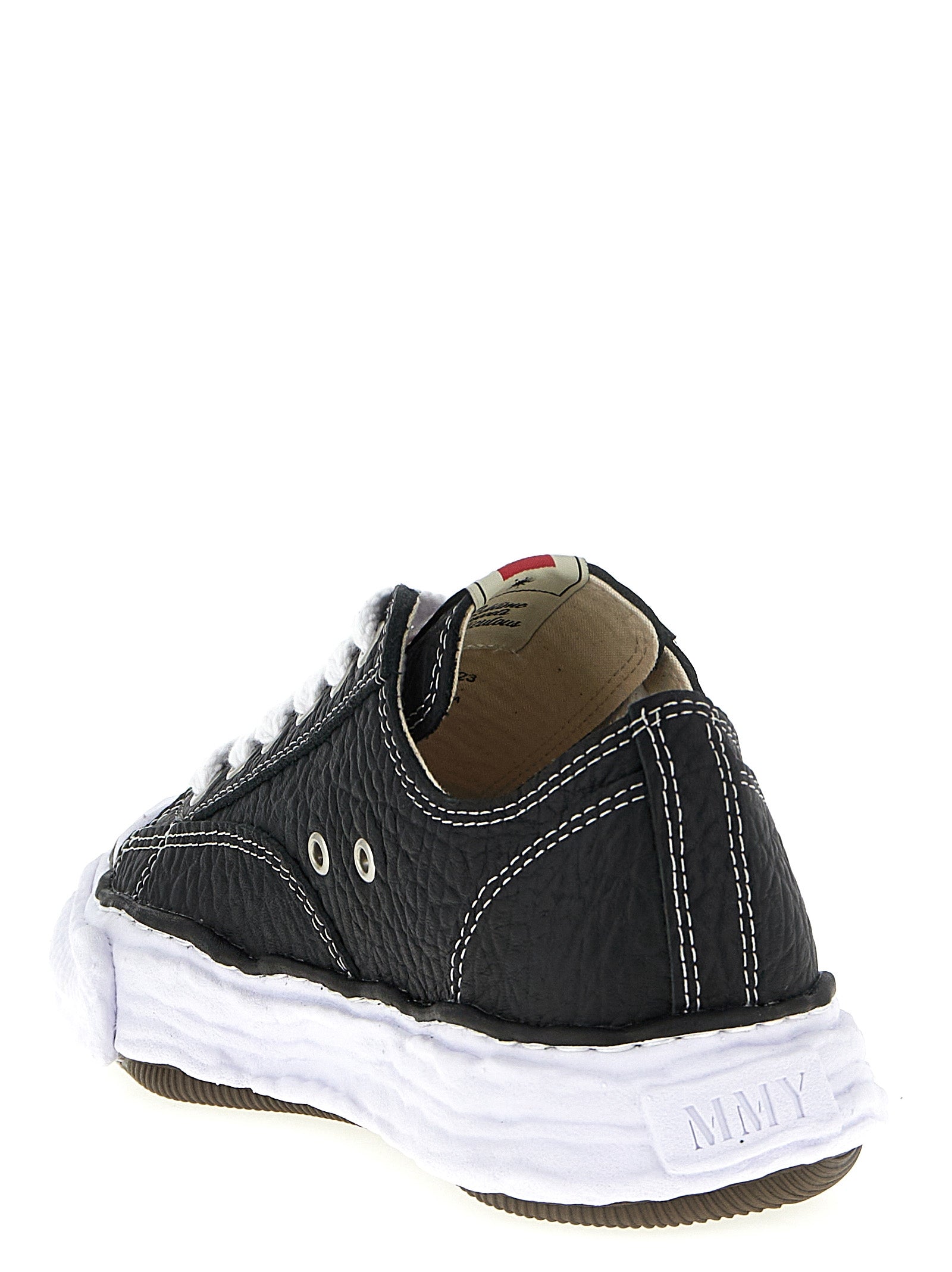 Maison Mihara Yasuhiro Zweifarbige Sneaker aus Rindsleder