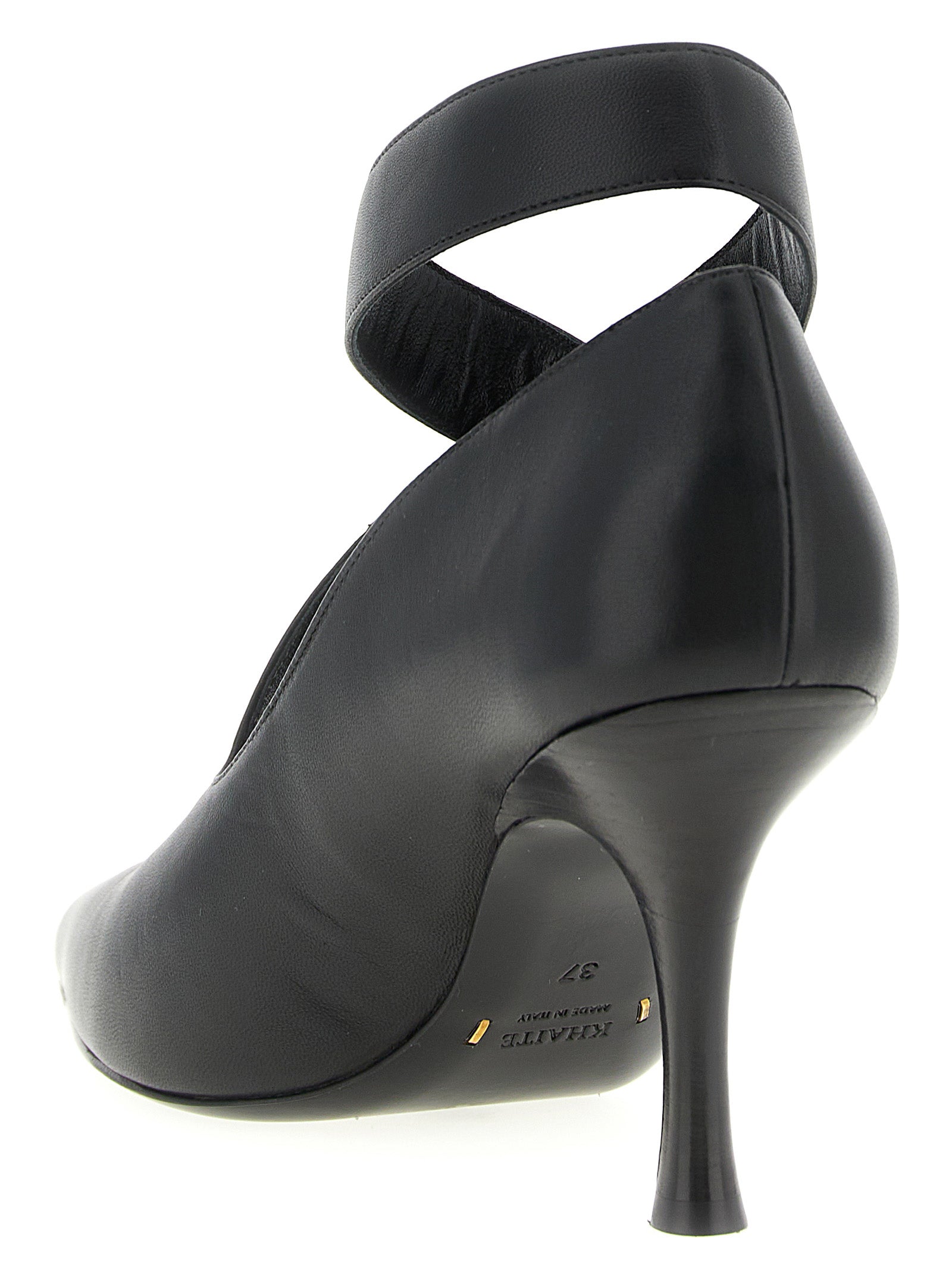 Khaite Schwarze Pumps aus Lammleder mit hohem Absatz