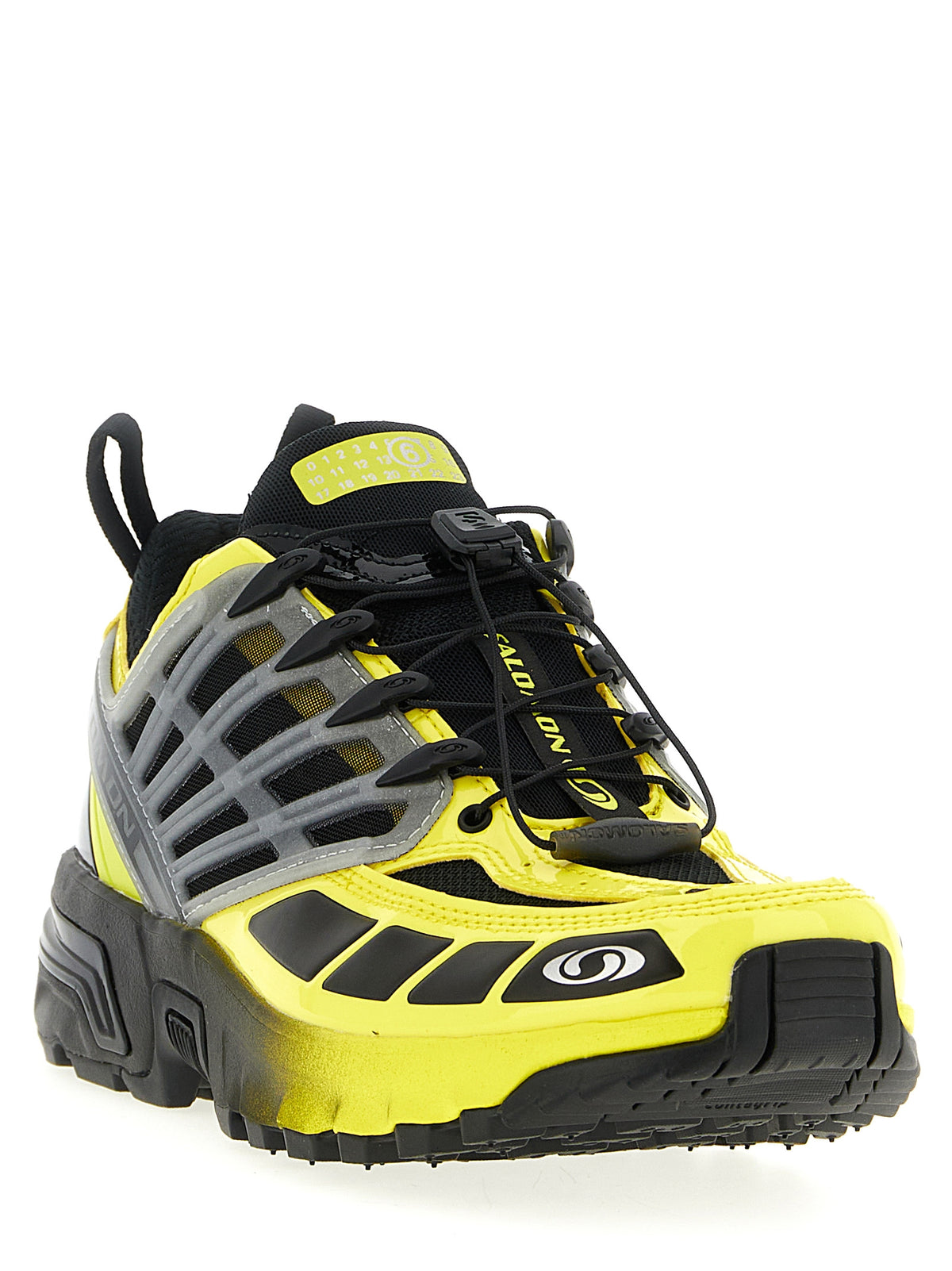 MM6 Maison Margiela Zweifarbige Nylon-Sneaker im Athletic-Stil