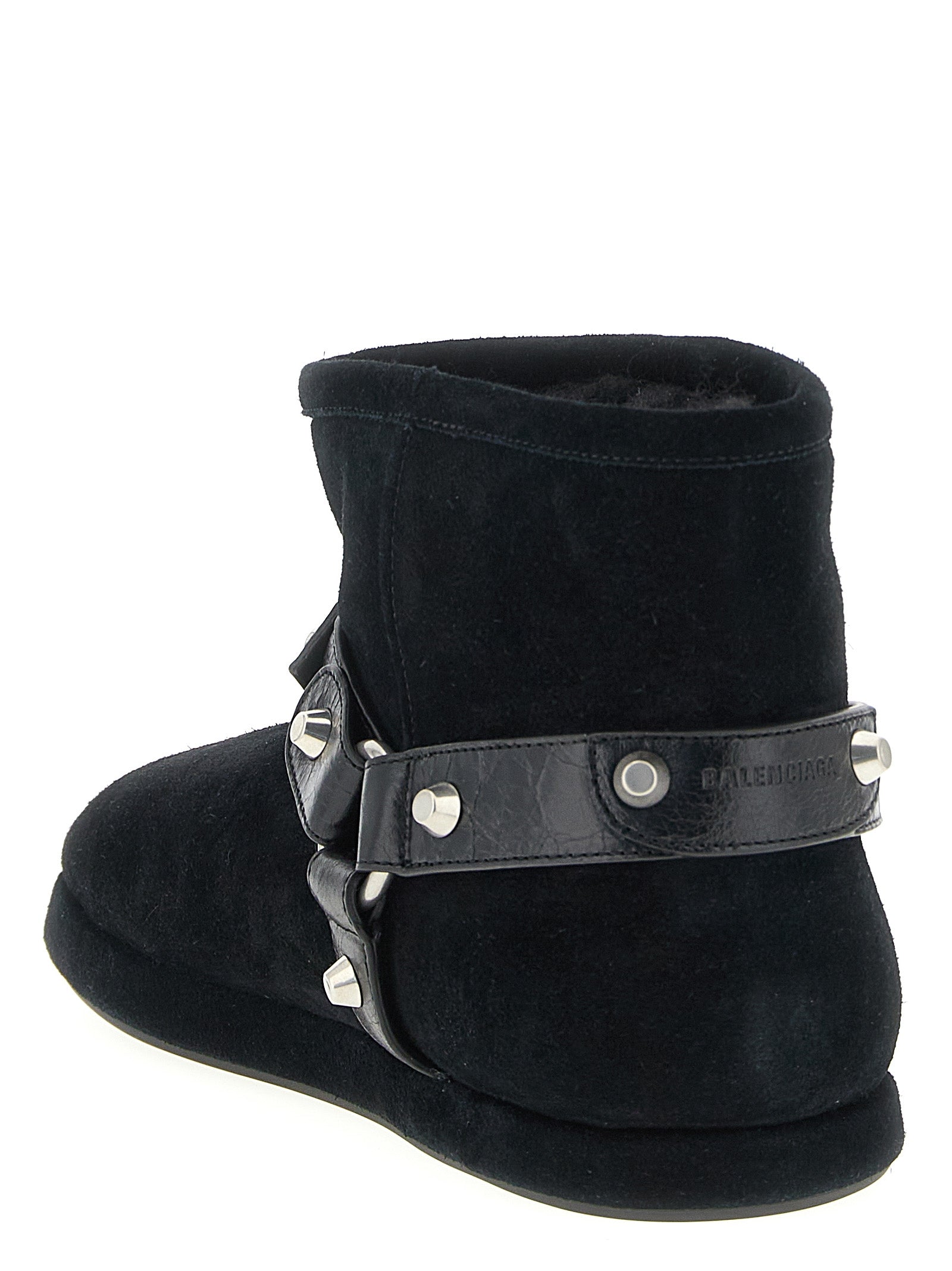 Balenciaga Schwarze Stiefeletten aus Kalbsleder
