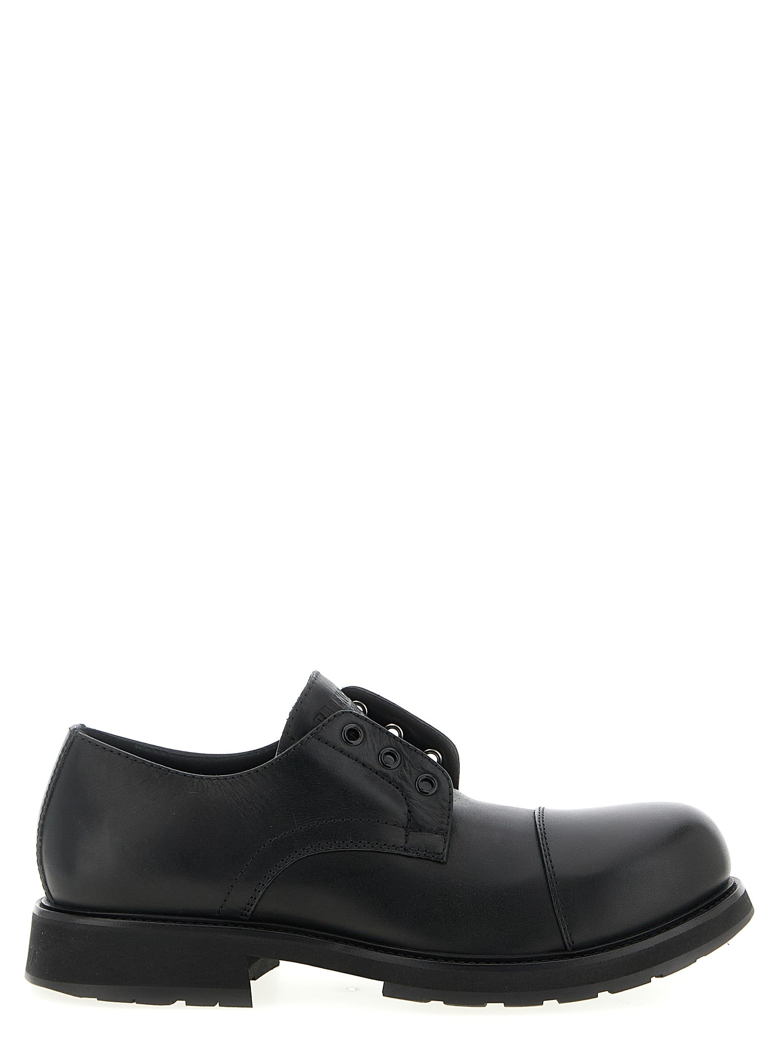 Balenciaga Schwarze Loafer aus Bullenleder zum Hineinschlüpfen