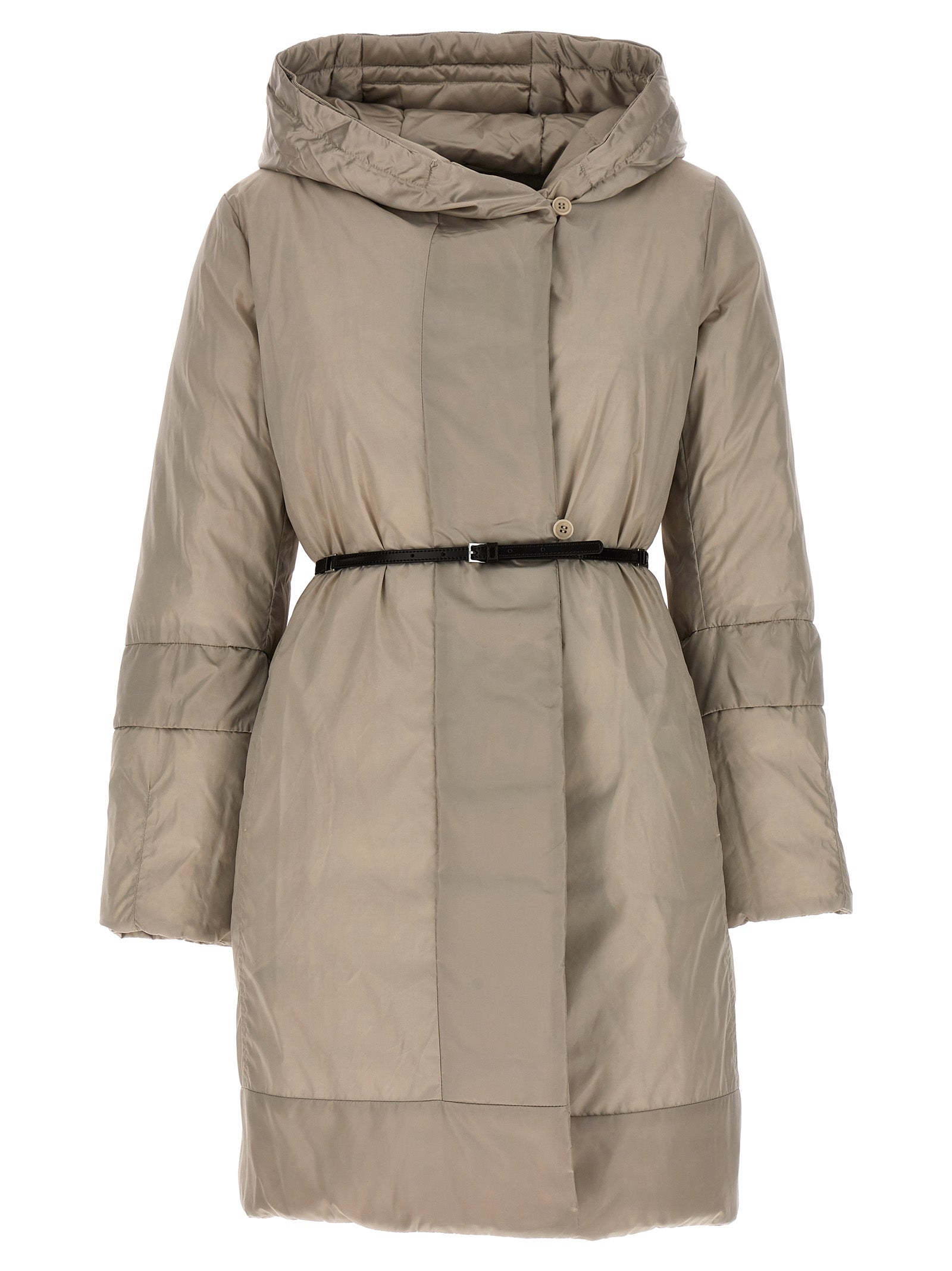 Max Mara Beige Polyamid Steppjacke