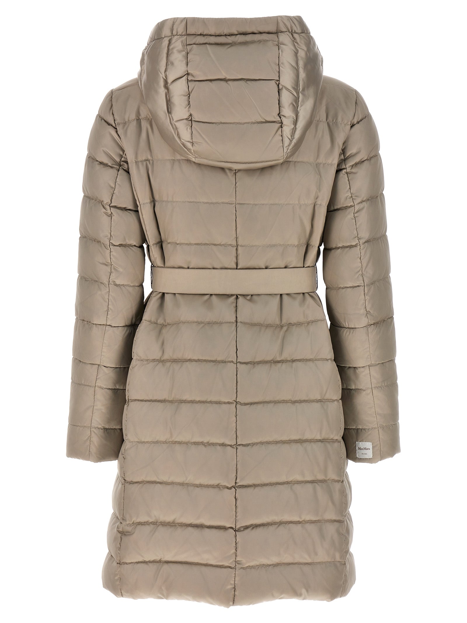 Max Mara Beige Polyamid Steppjacke
