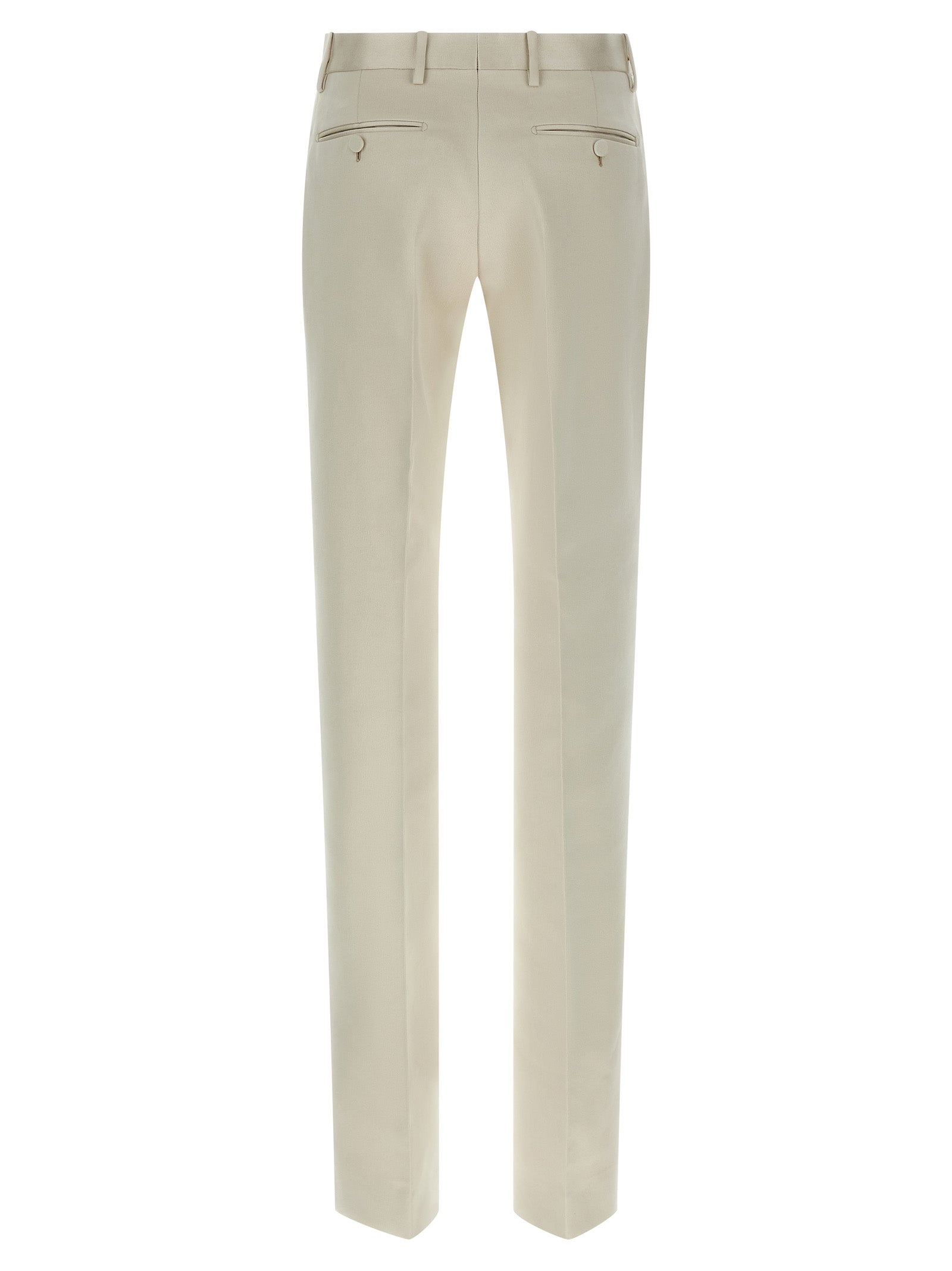 Tom Ford Beige Baumwoll-Anzughose
