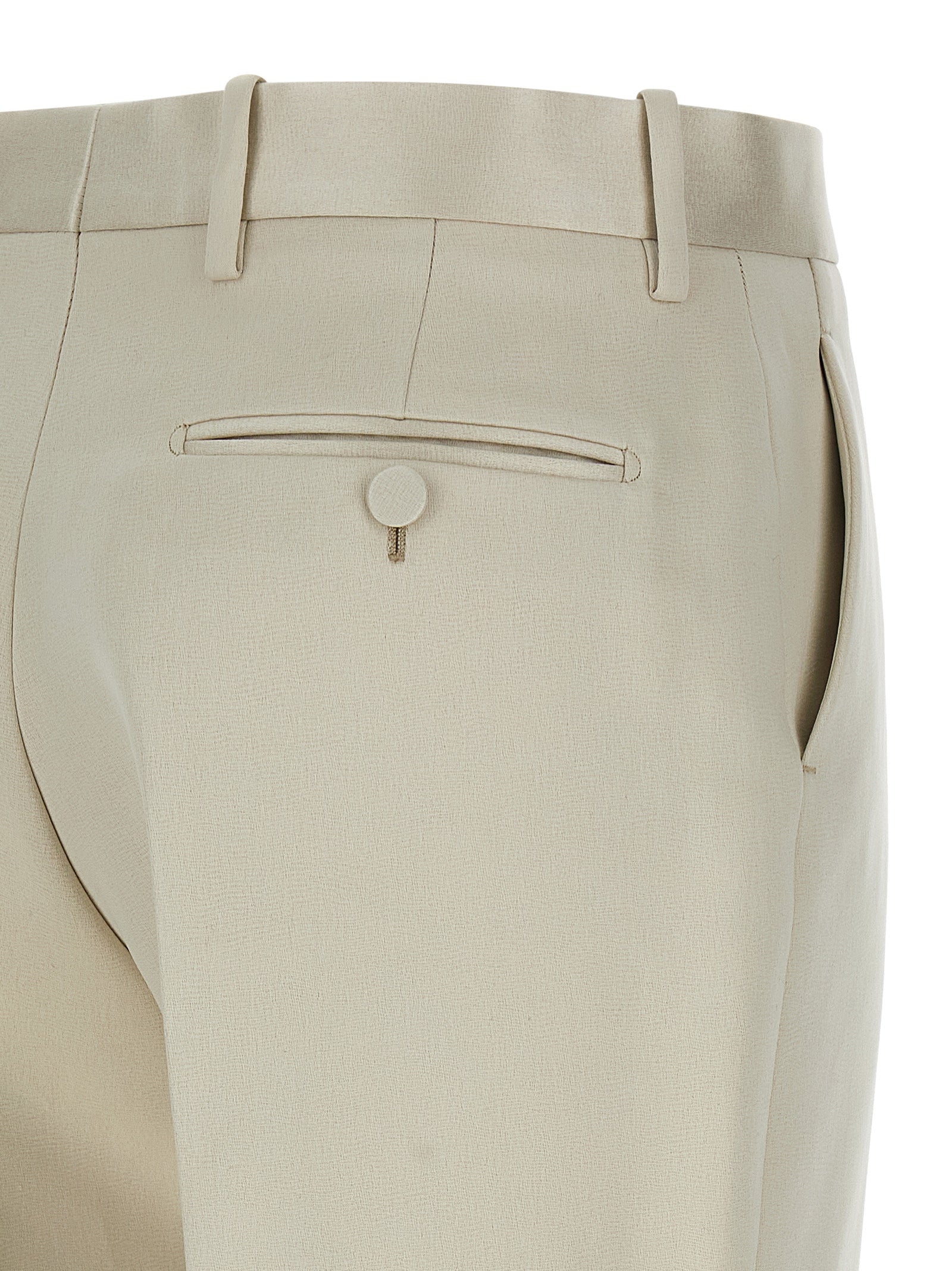 Tom Ford Beige Baumwoll-Anzughose