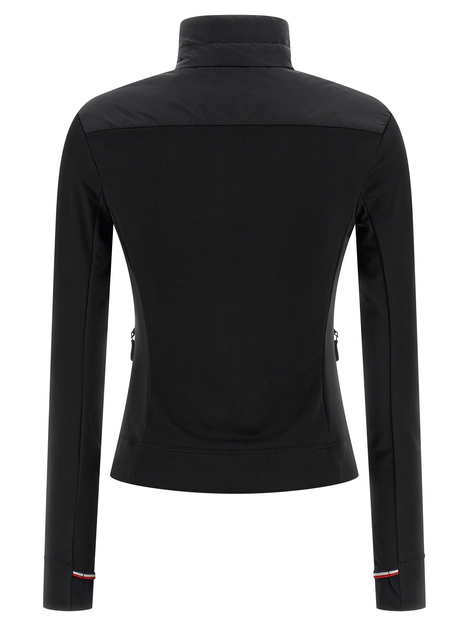 Moncler Grenoble Schwarzer Cardigan aus Polyamid