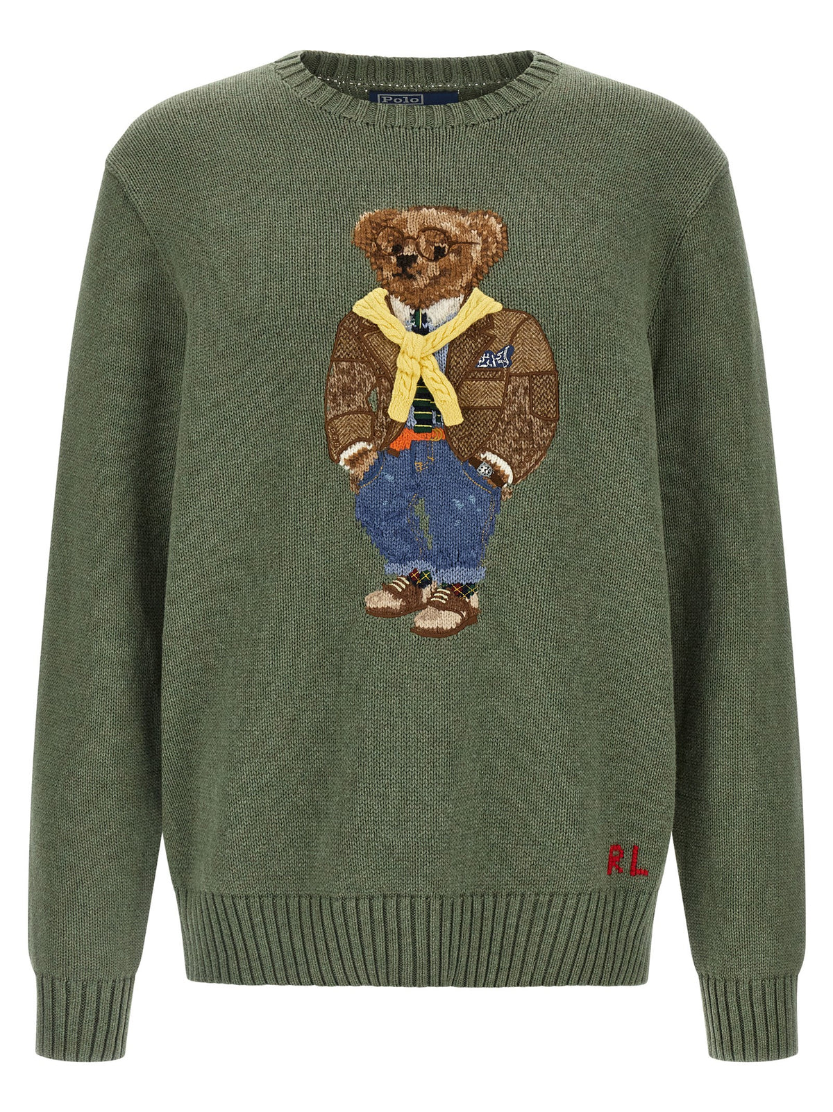 Polo Ralph Lauren Baumwoll-Cardigan in Zweifarbenoptik