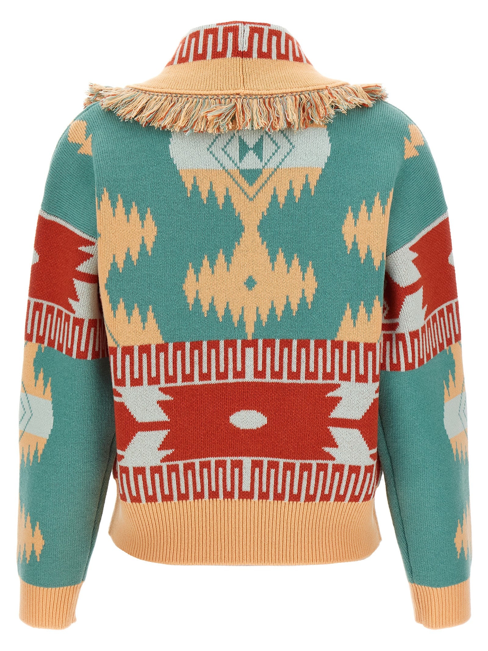 Alanui Mehrfarbige Wollstrickjacke