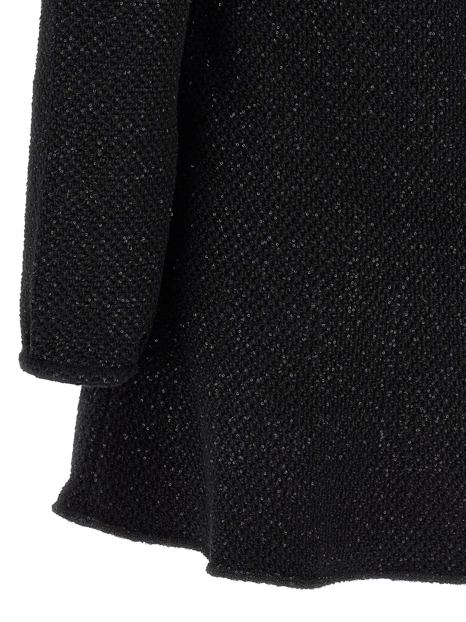 Self-Portrait Schwarzes kurzes Baumwollkleid