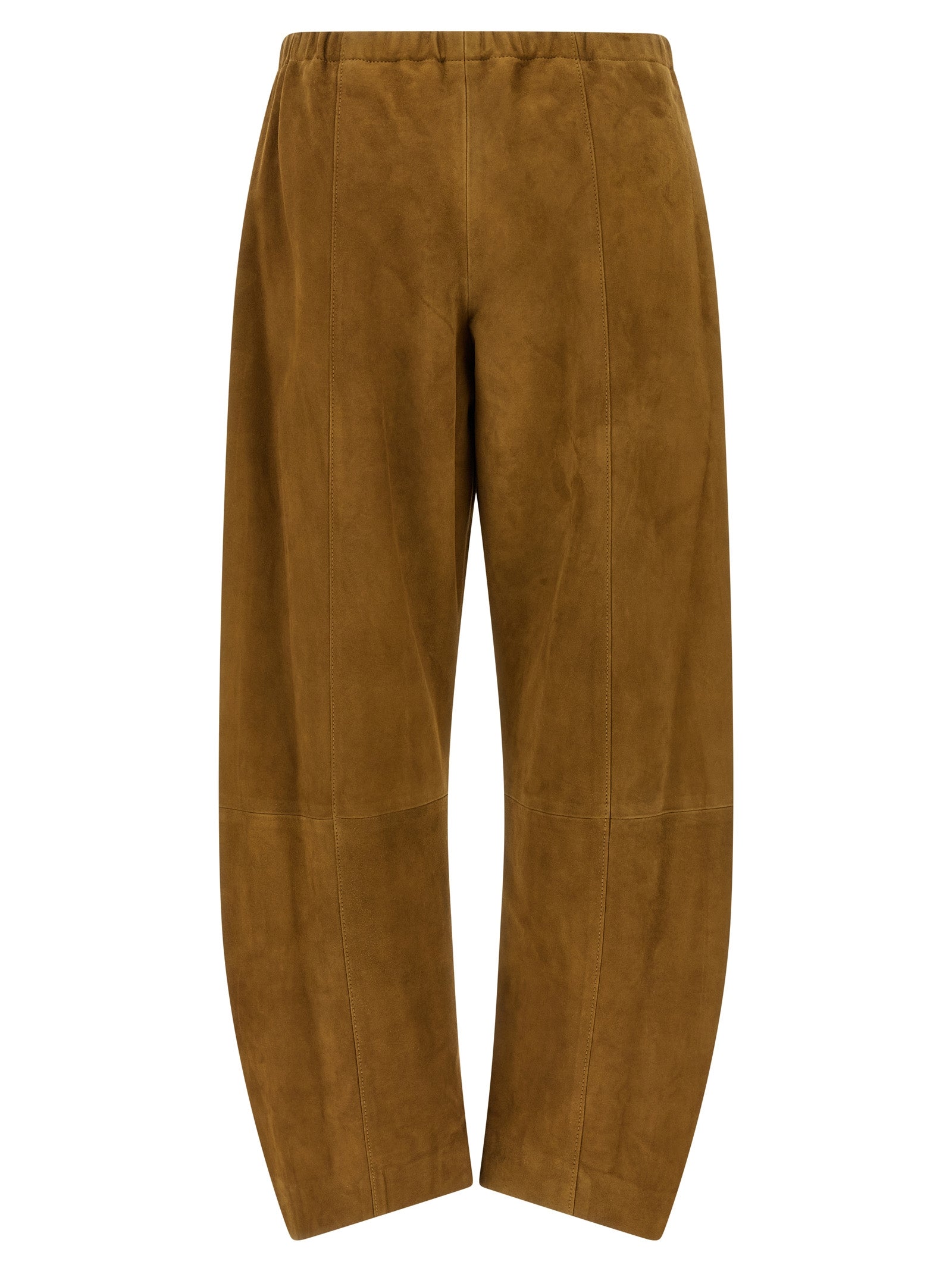 Khaite Braune Lederhose