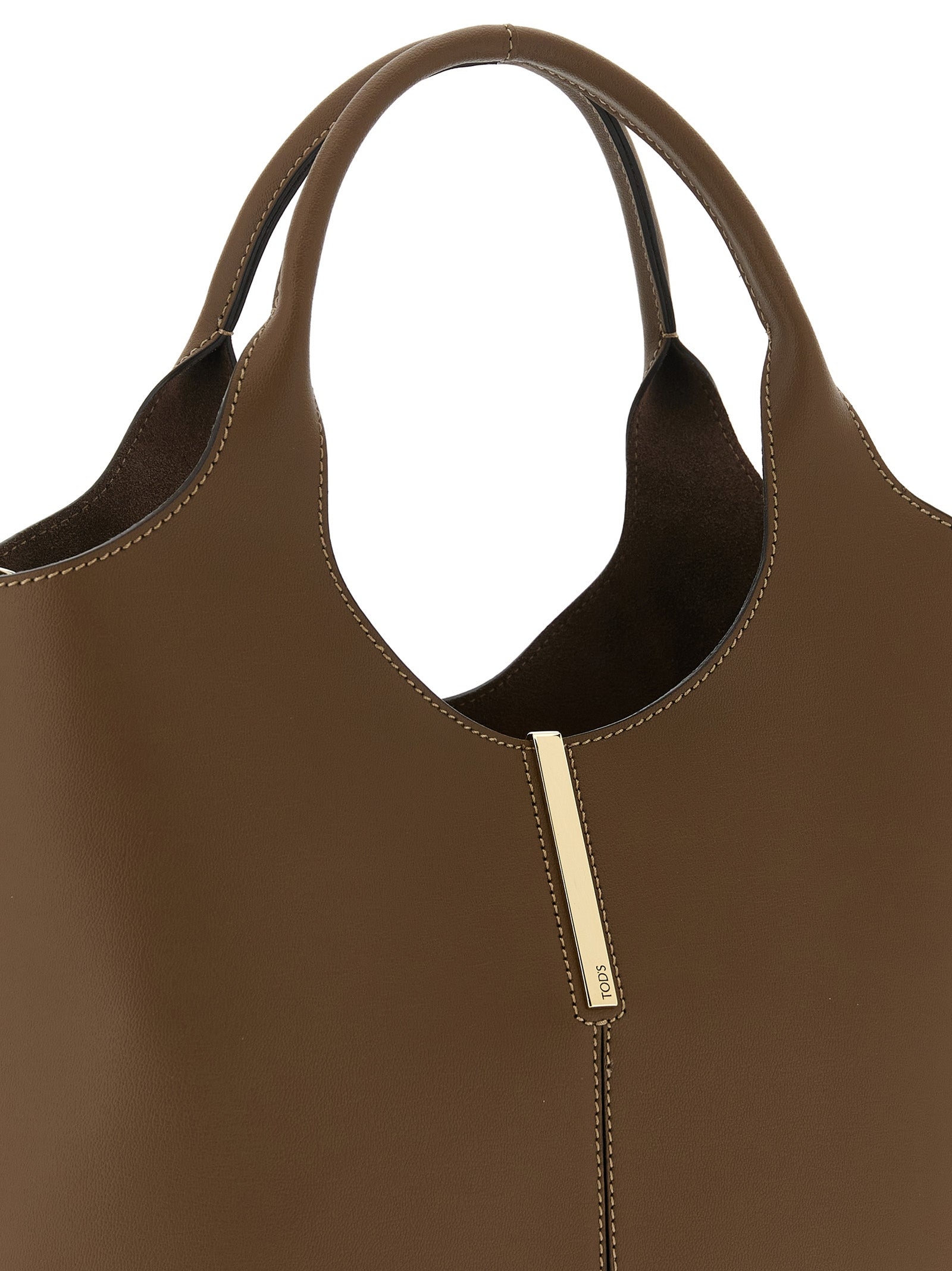 Tod's Braune Kalbsleder-Handtasche