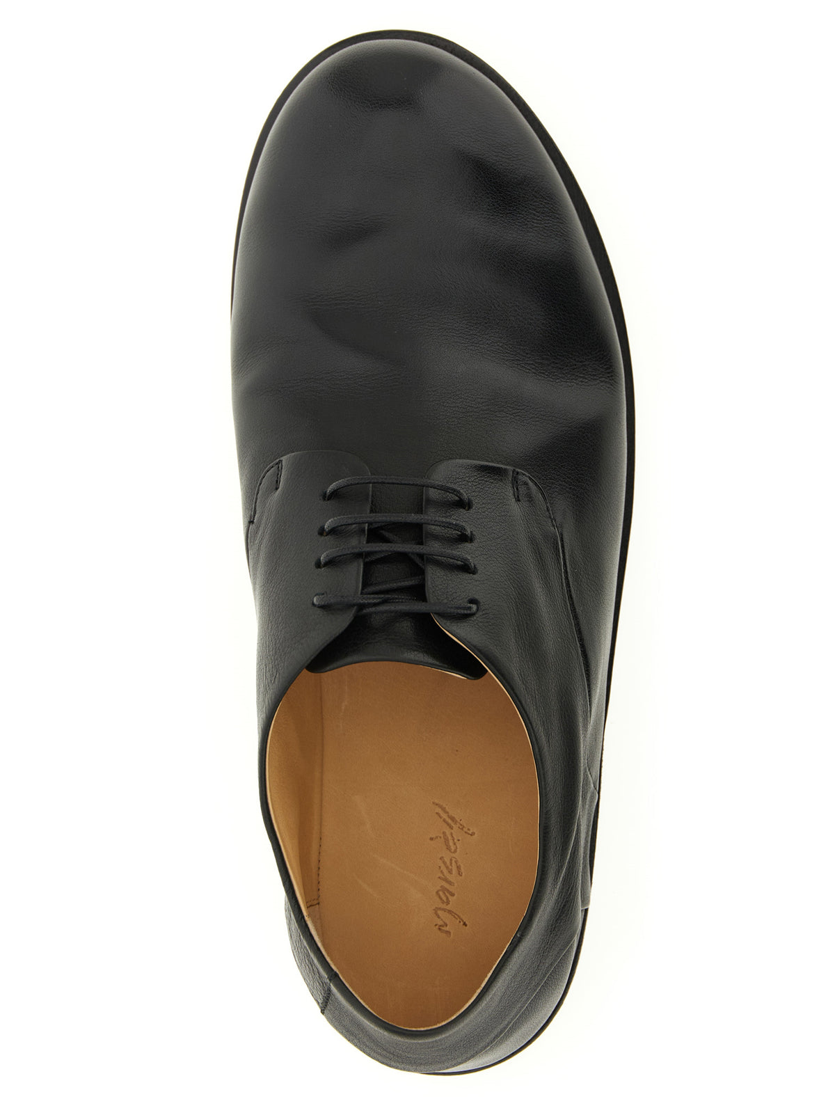 Marsell Schwarze Oxford- und Derby-Schuhe aus Kalbsleder