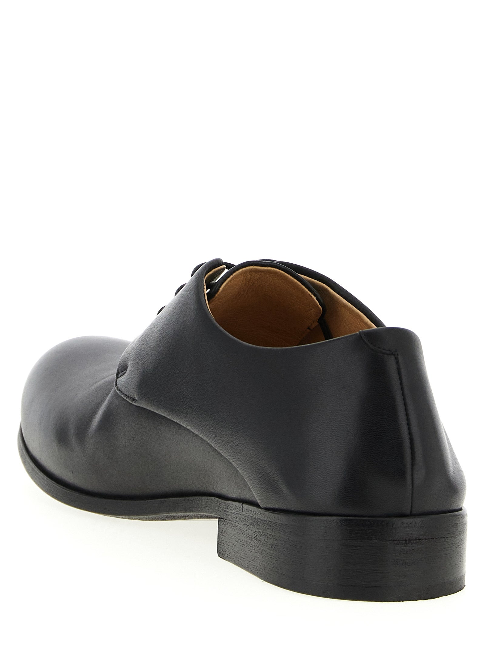 Marsell Schwarze Oxford- und Derby-Schuhe aus Kalbsleder