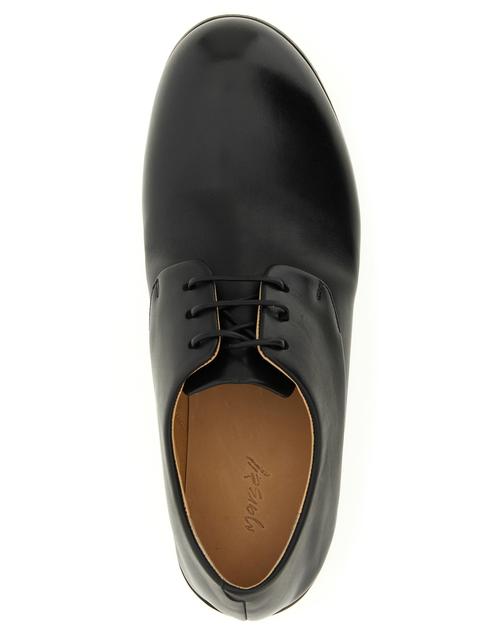 Marsell Schwarze Oxford- und Derby-Schuhe aus Kalbsleder