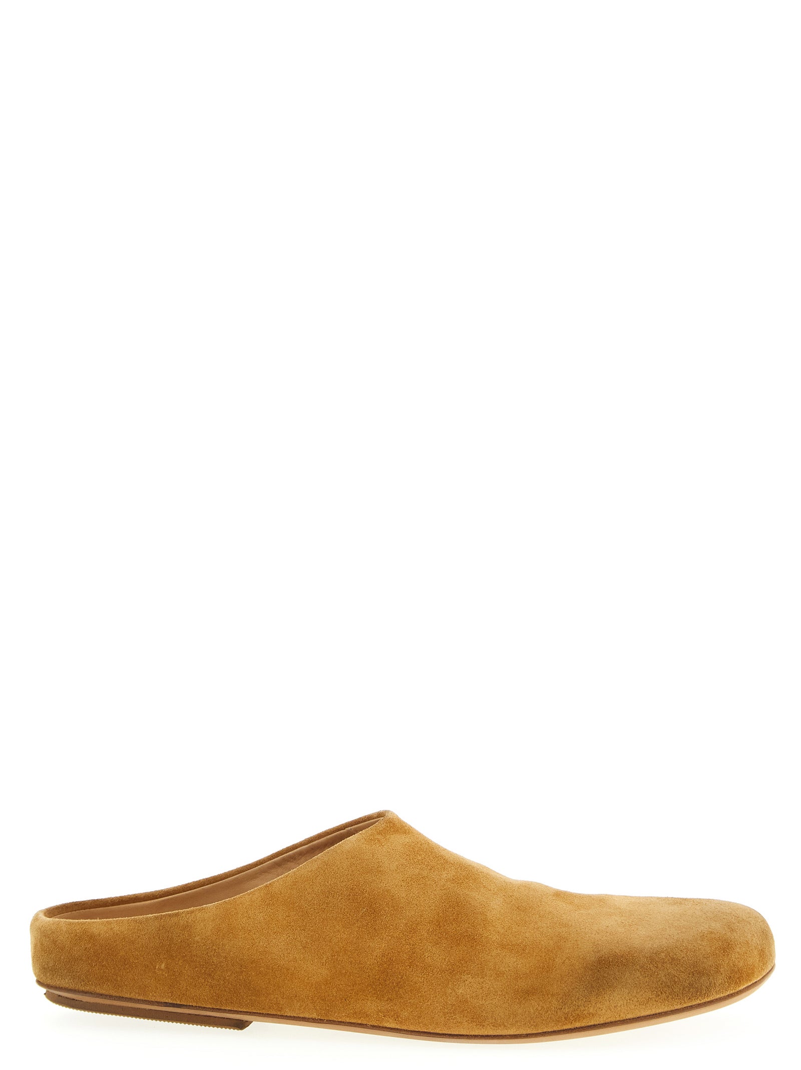 Marsell Braune Kalbsleder-Clogs