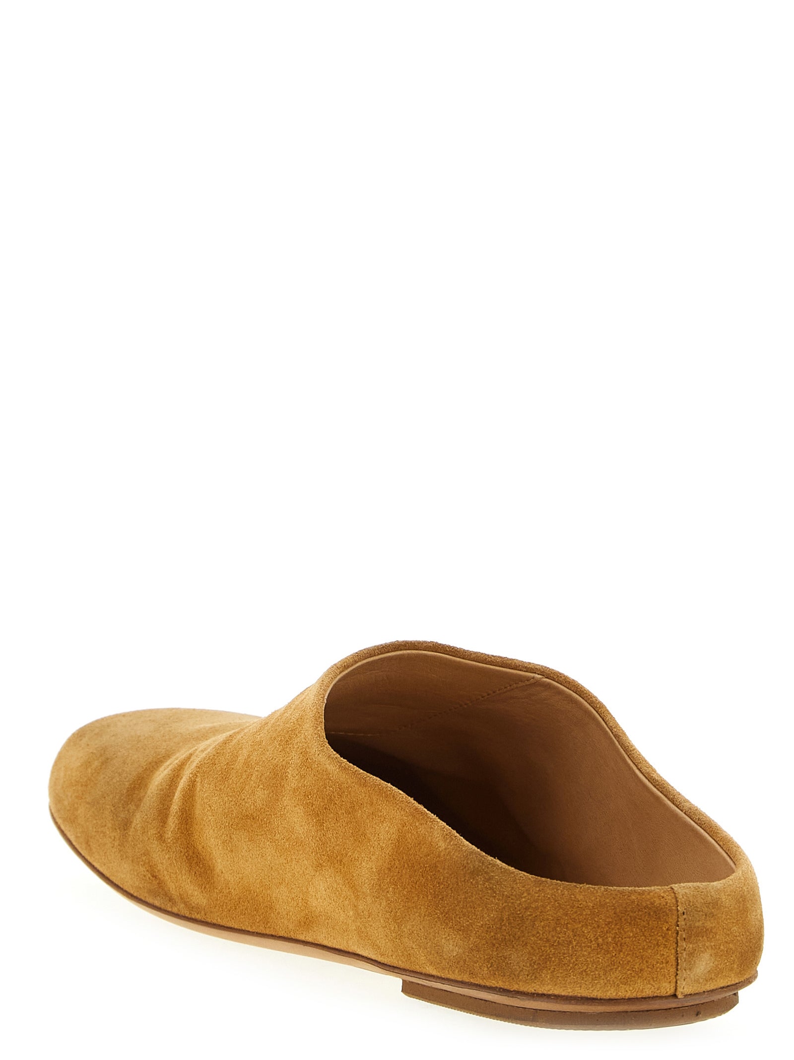 Marsell Braune Kalbsleder-Clogs