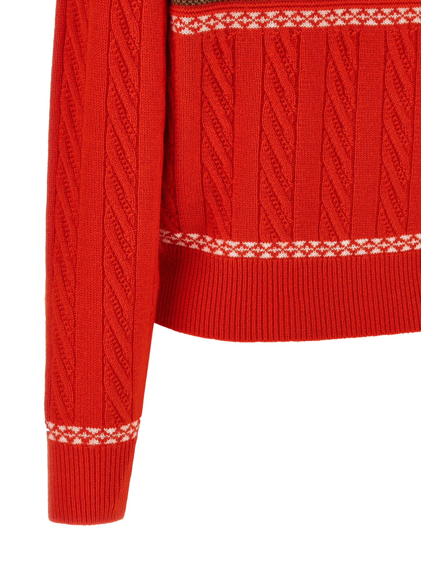 Guest in Residence Mehrfarbige Wollstrickjacke