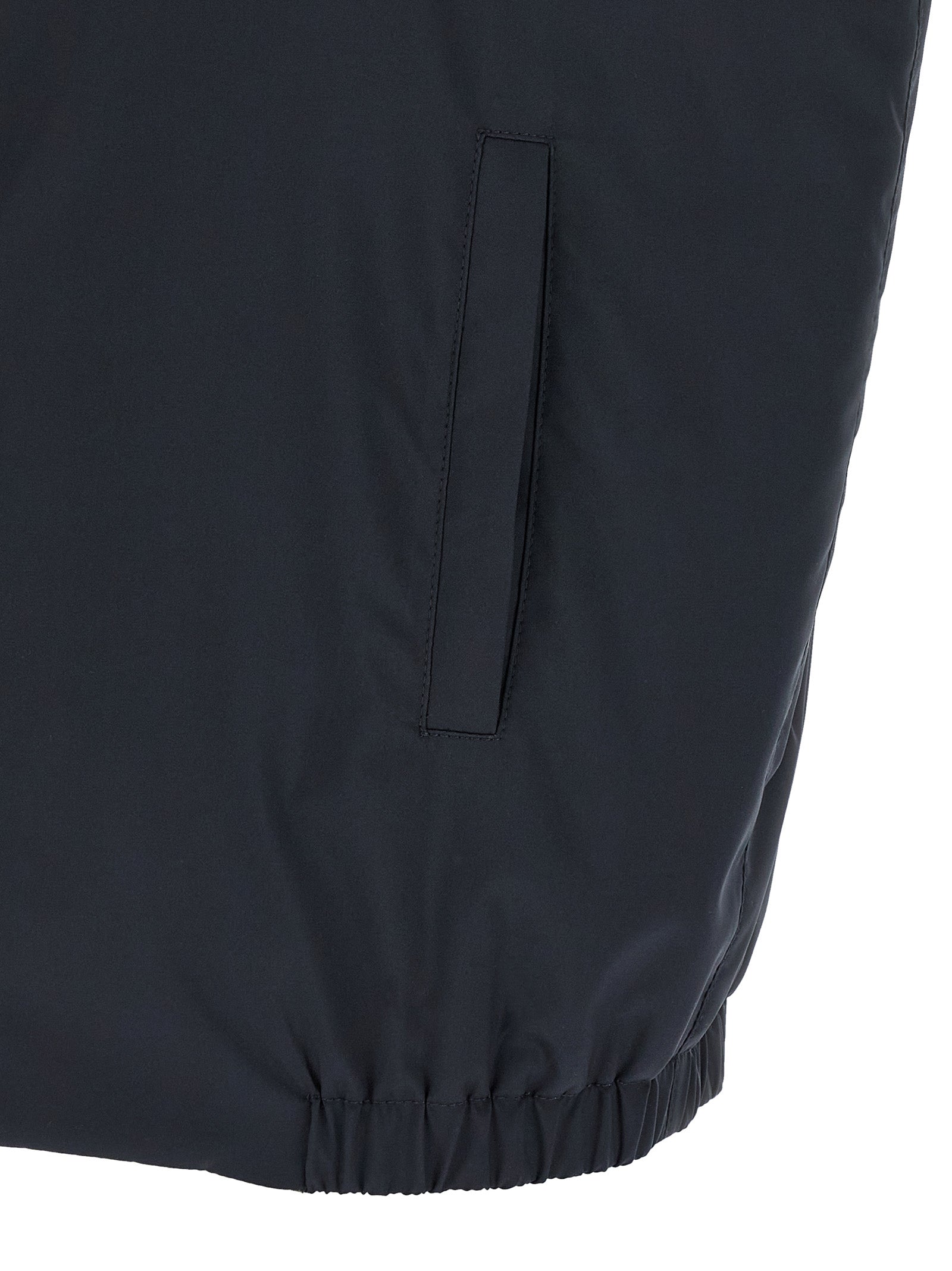 Kiton Blaue ärmellose Baumwolljacke