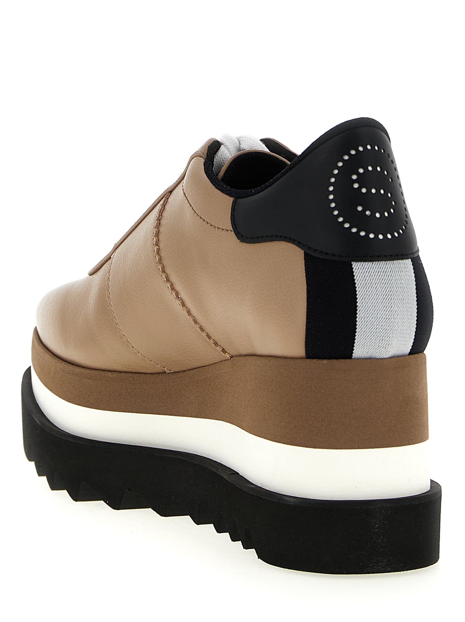 Stella McCartney Beige Polyethylen Keilsandalen