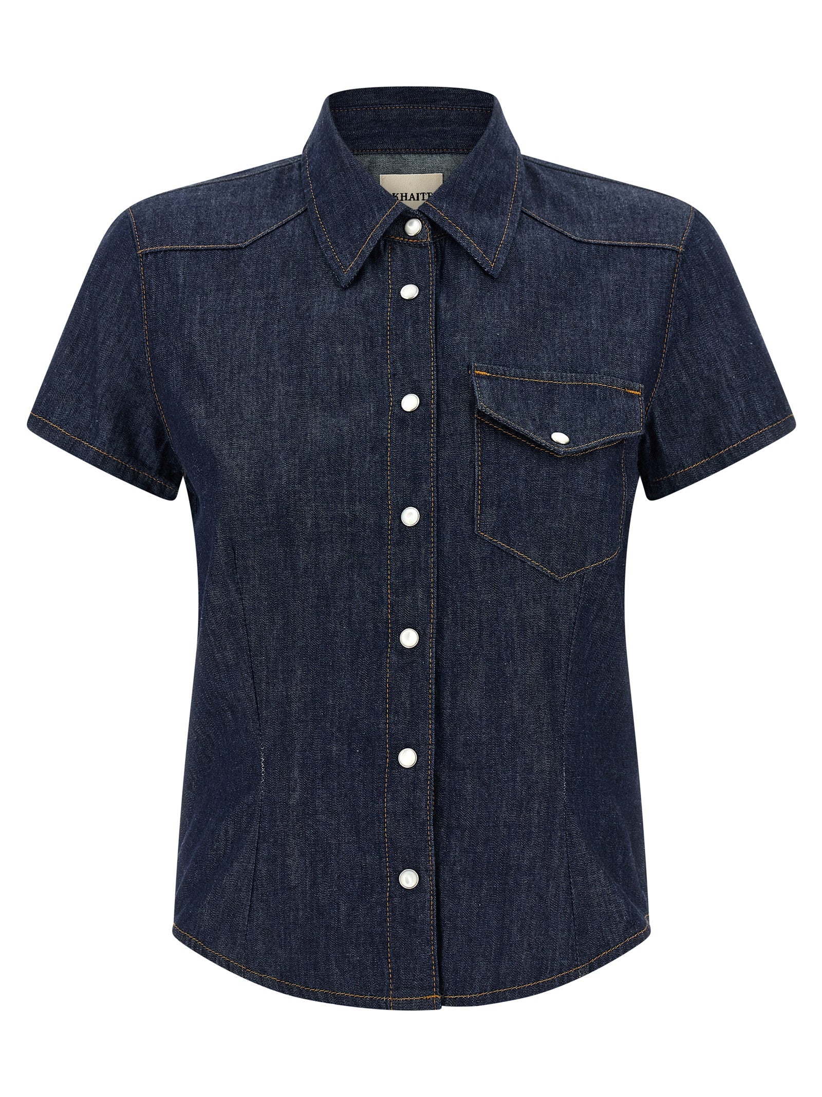 Khaite Blaue Baumwollbluse