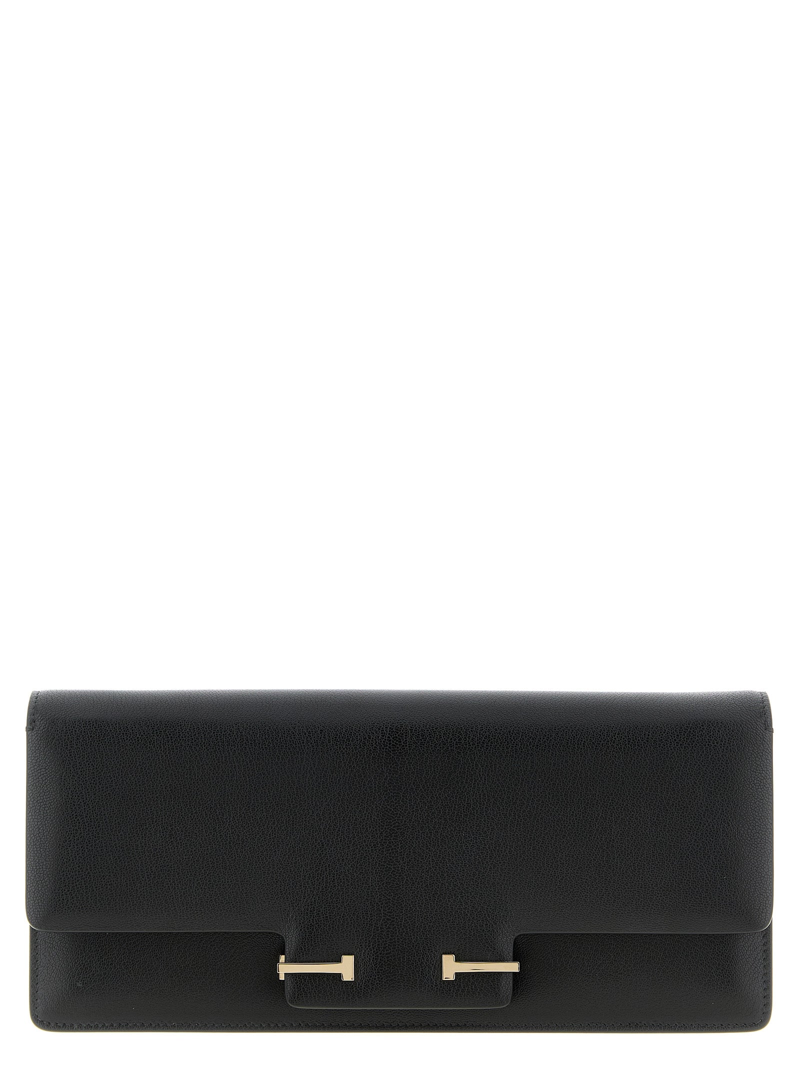 Tom Ford Schwarze Umhängetasche aus Ziegenleder