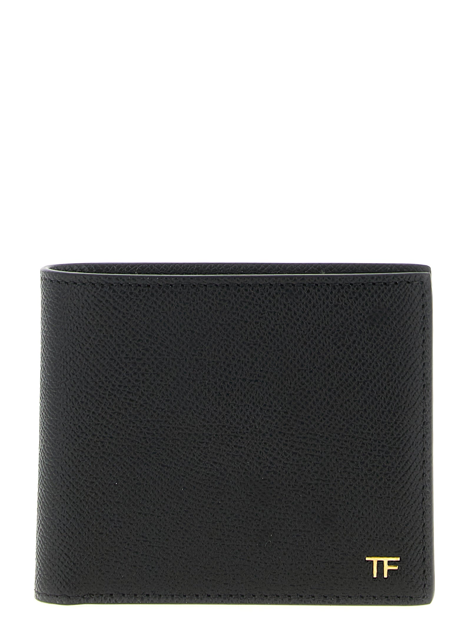 Tom Ford Schwarzes Kalbsleder Portemonnaie