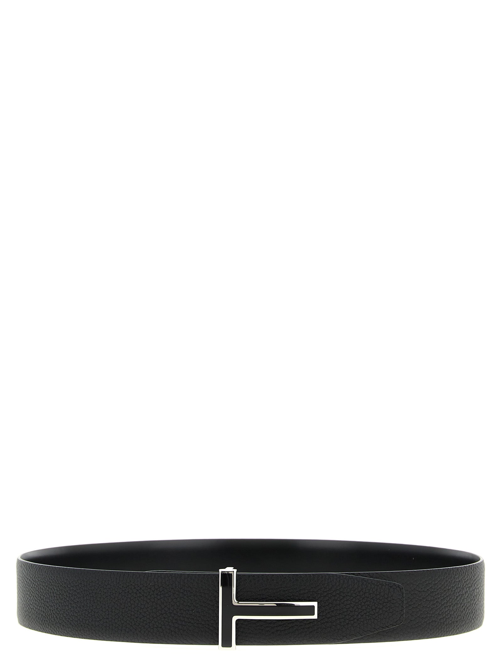 Tom Ford Schwarzer Kalbsleder Gürtel Regular
