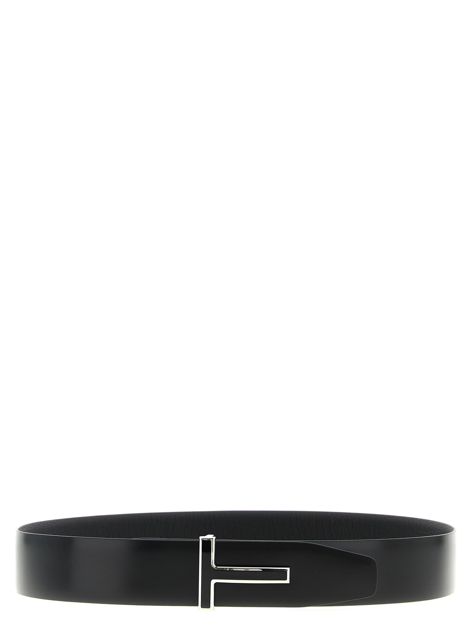 Tom Ford Schwarzer Kalbsleder Gürtel Regular
