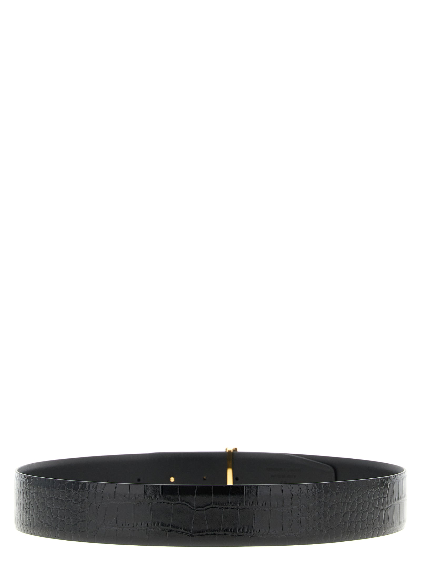 Tom Ford Schwarzer Kalbsleder Gürtel Regular