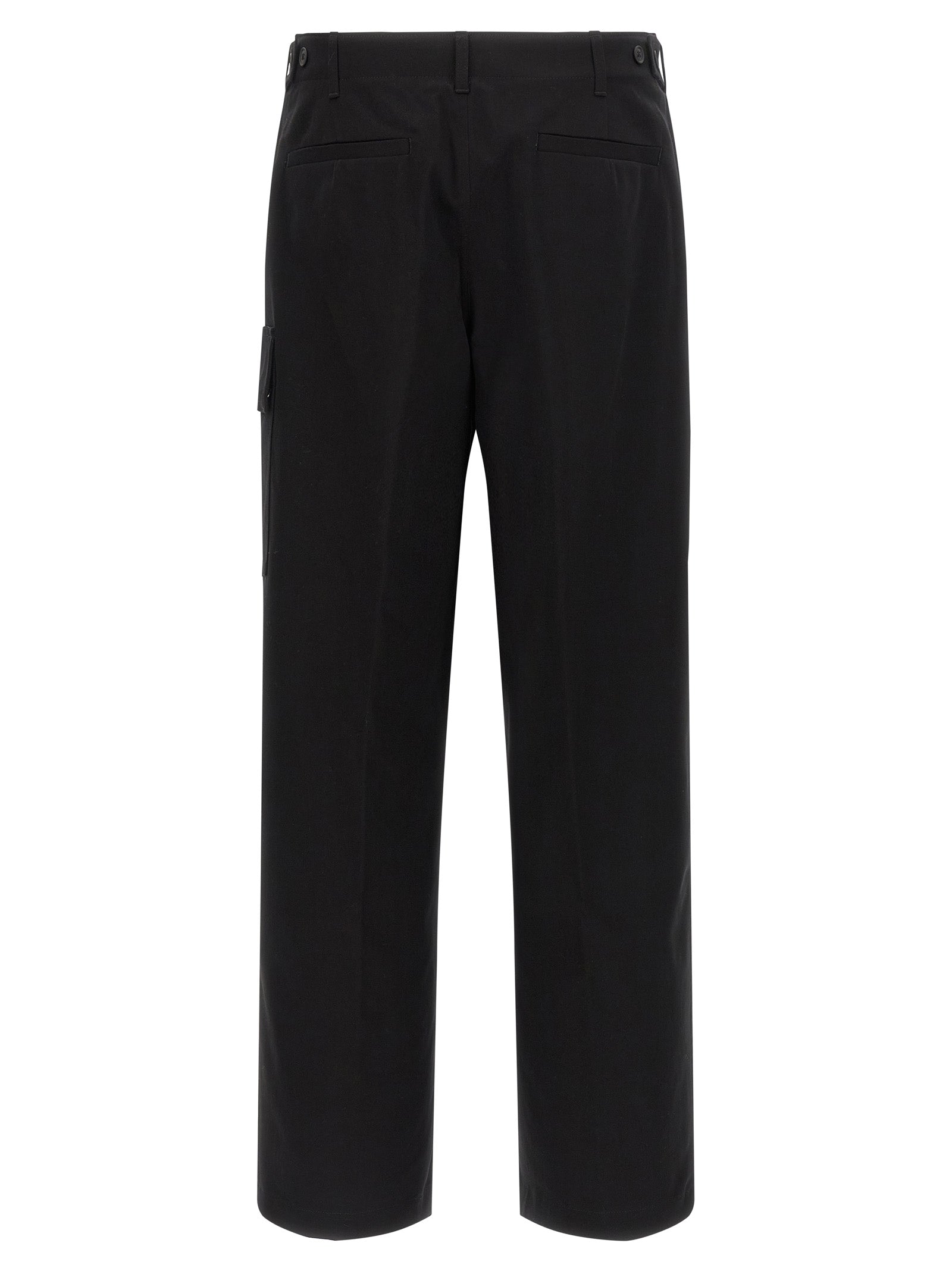 Fendi Schwarze Cargo-Hose aus Baumwolle