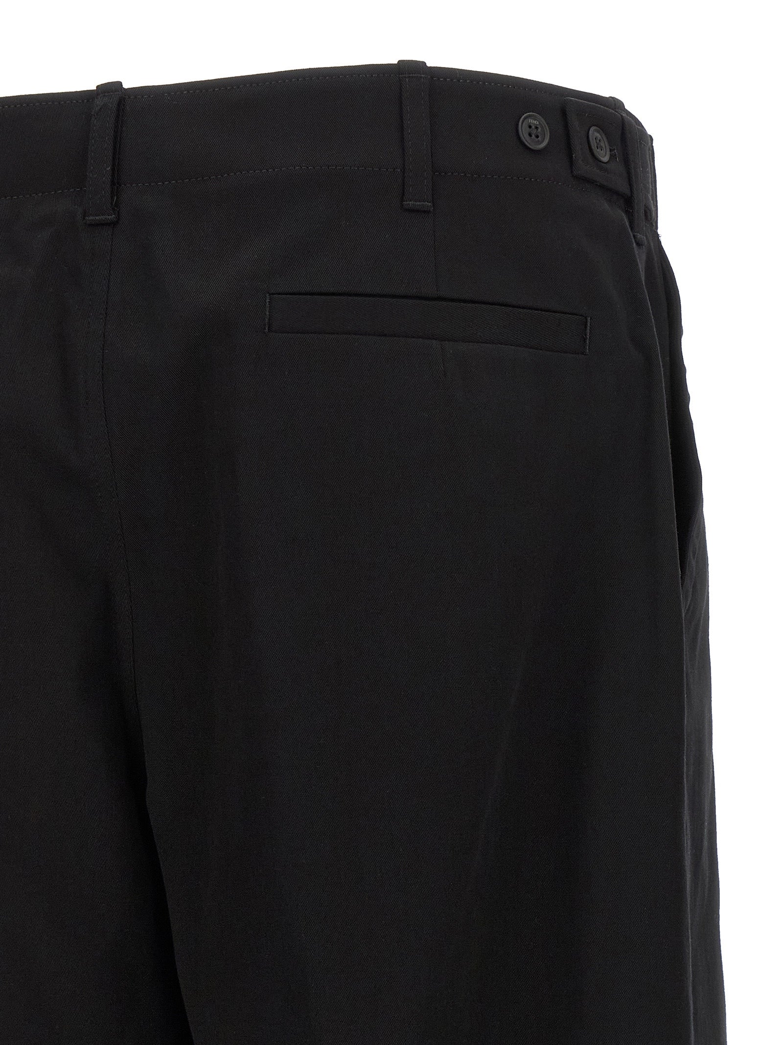 Fendi Schwarze Cargo-Hose aus Baumwolle