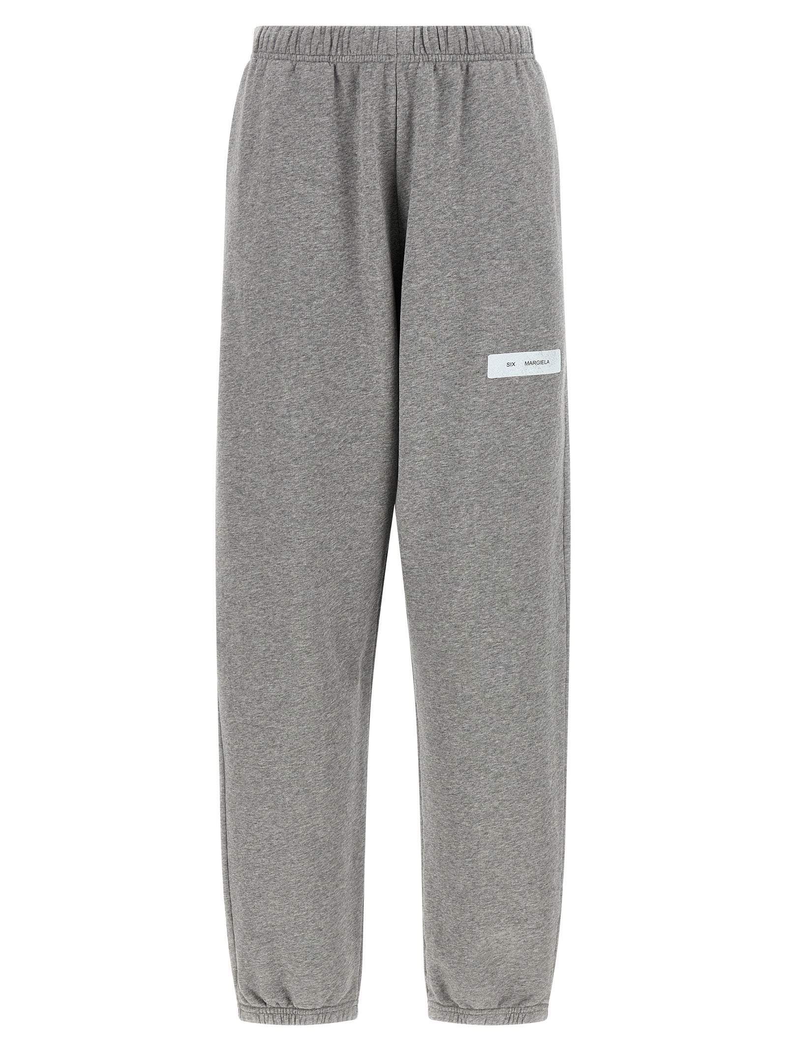 MM6 Maison Margiela Graue Baumwoll-Jogginghose (Sporthose)