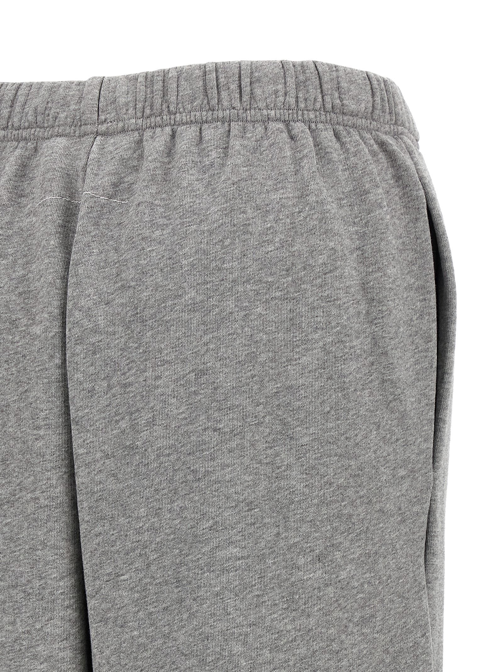 MM6 Maison Margiela Graue Baumwoll-Jogginghose (Sporthose)