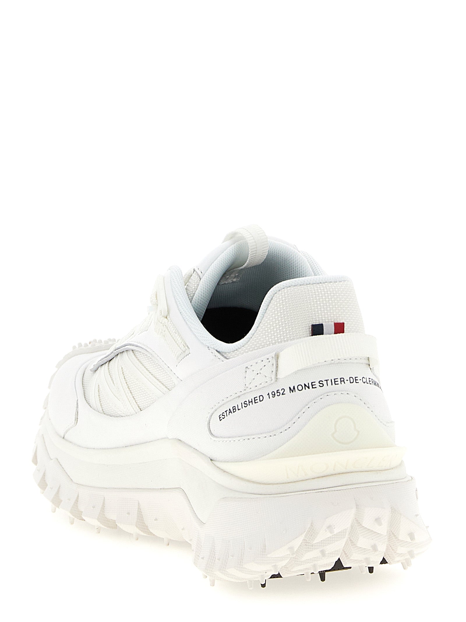 Moncler Weiße Sneaker aus Polyamid