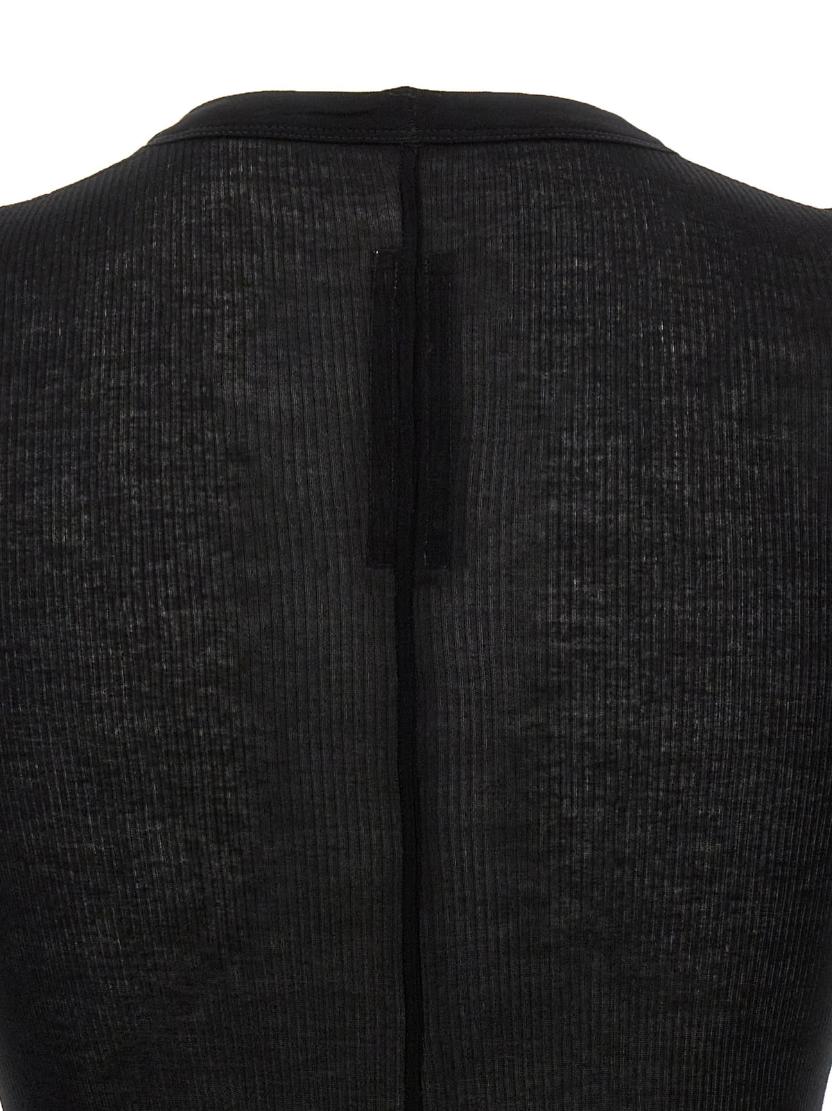 Rick Owens Schwarzes T-Shirt aus Viskose