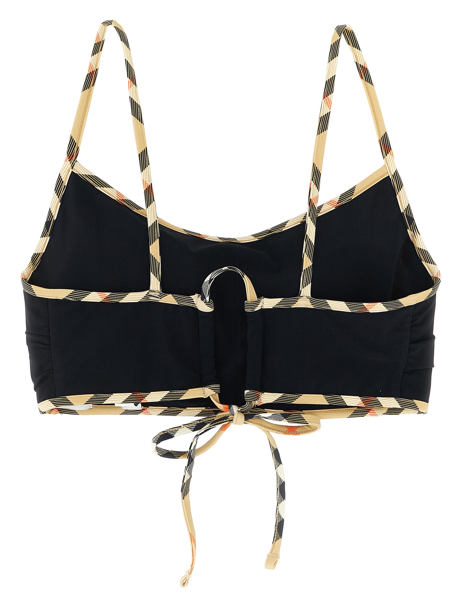Burberry Schwarzer Bikini aus Polyamid