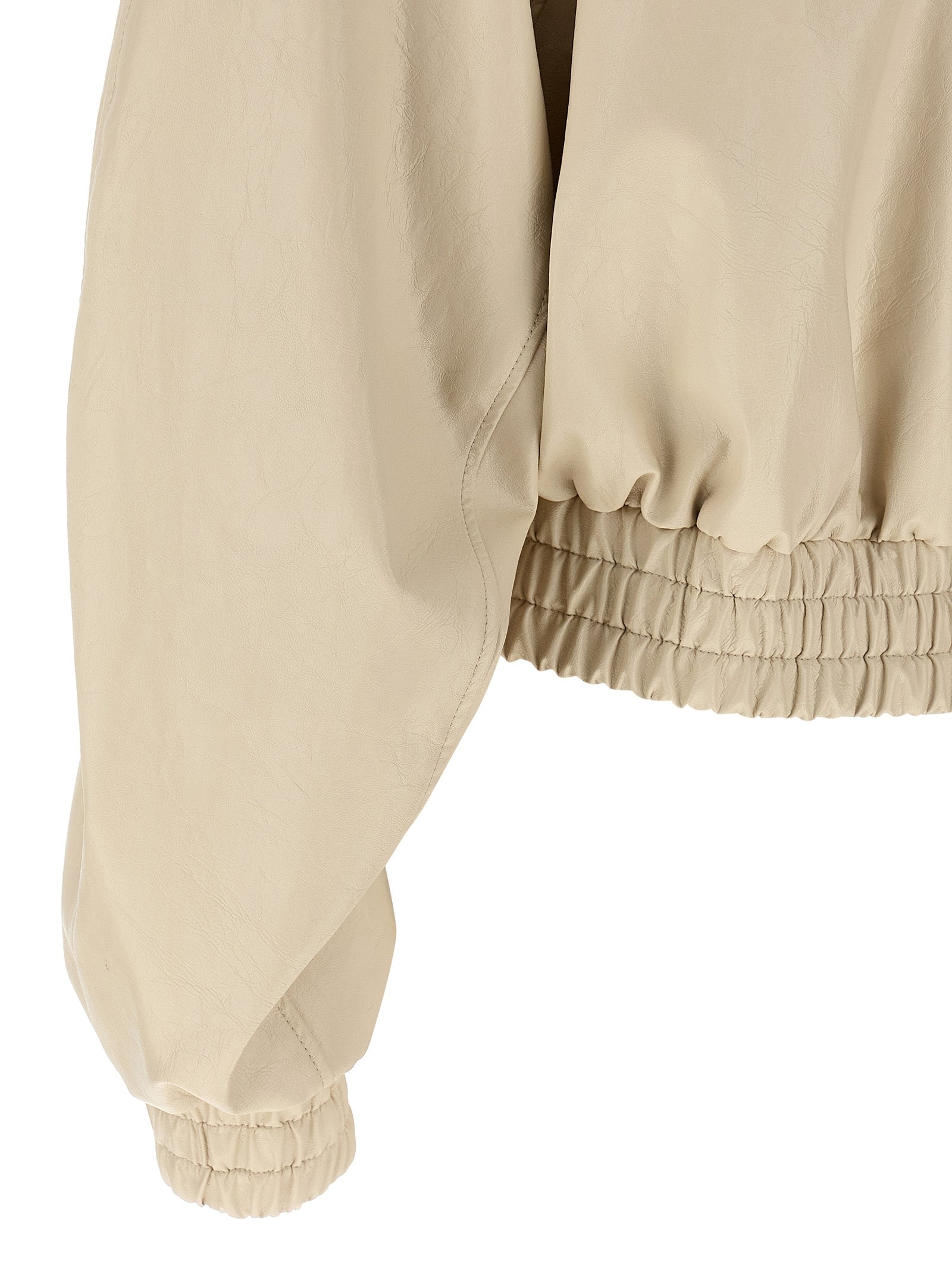 The Andamane Beige Polyethylen Bomberjacke