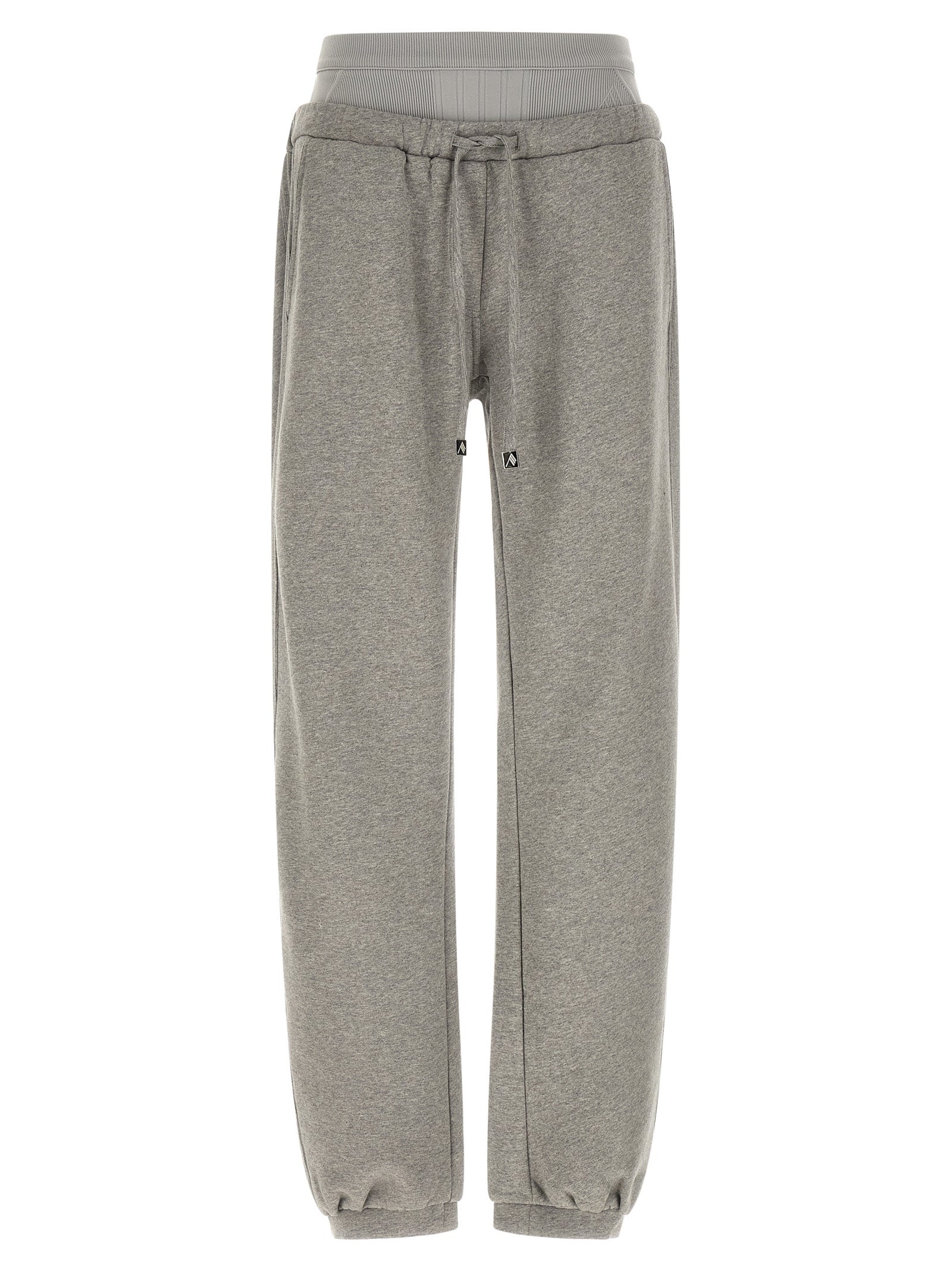 The Attico Graue Baumwoll-Jogginghose (Sporthose)