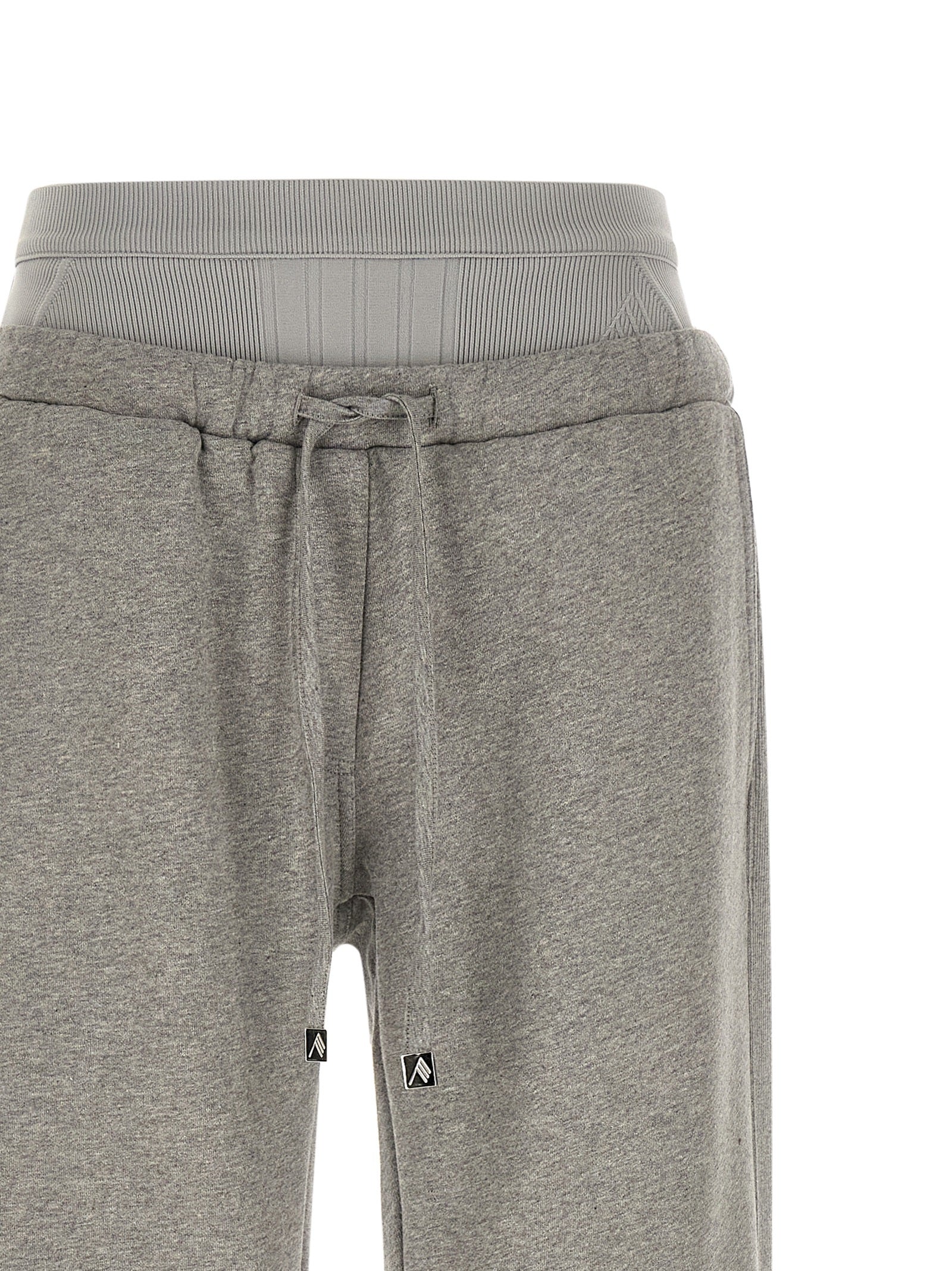 The Attico Graue Baumwoll-Jogginghose (Sporthose)