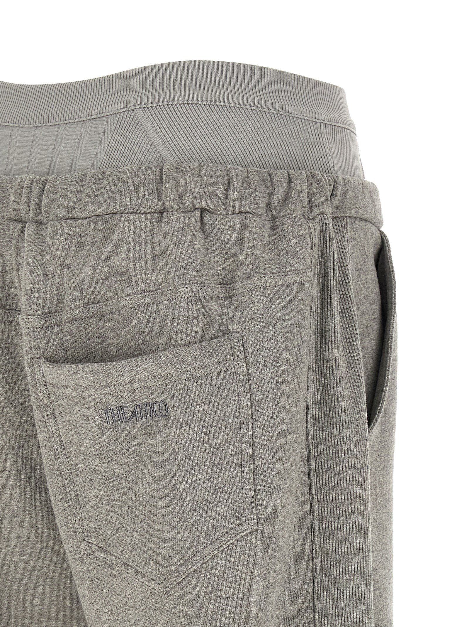 The Attico Graue Baumwoll-Jogginghose (Sporthose)