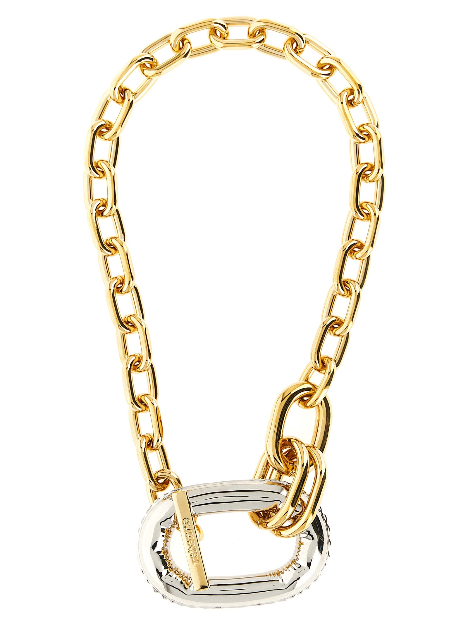 Paco Rabanne Halskette aus rotem Messing