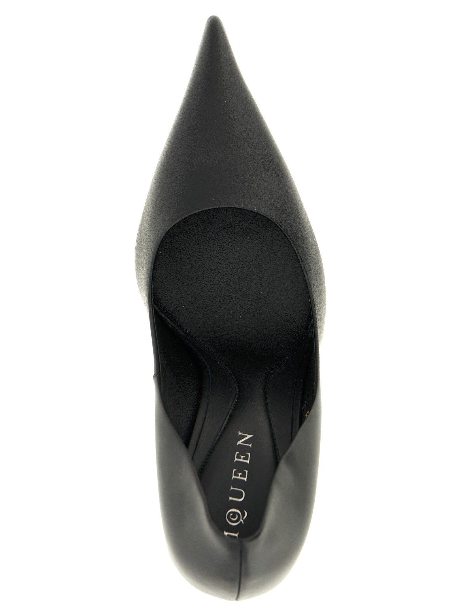 Alexander McQueen Schwarze Pumps aus Kalbsleder mit hohem Absatz
