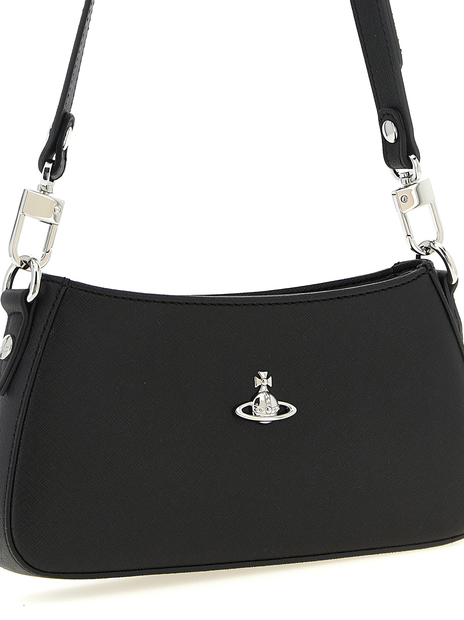 Vivienne Westwood Schwarze Schultertasche aus Polyethylen